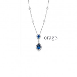Ketting met hanger in zilver van het merk Orage 