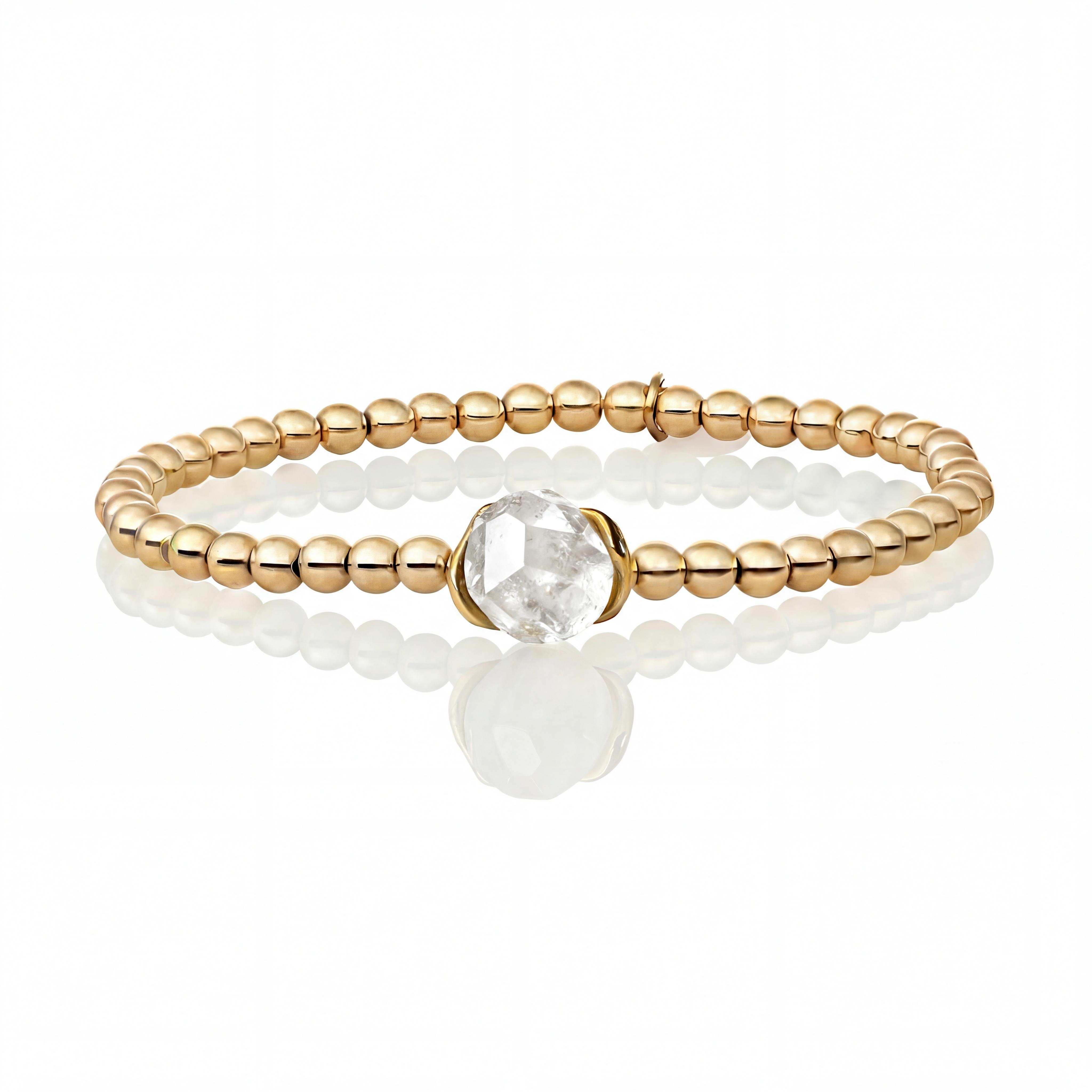 Sparkling Jewels Bracelet | Limited Alpe Bracelet Gold - Mountain Crystal