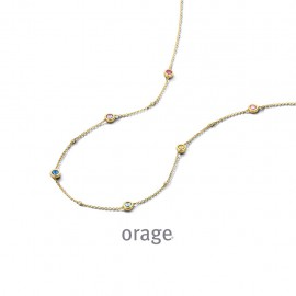 Ketting in verguld 18 k van het merk Orage 
