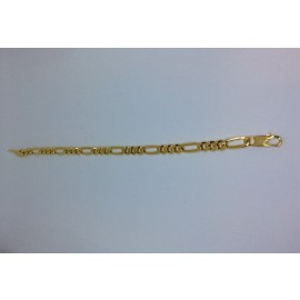 Herenarmband in verguld