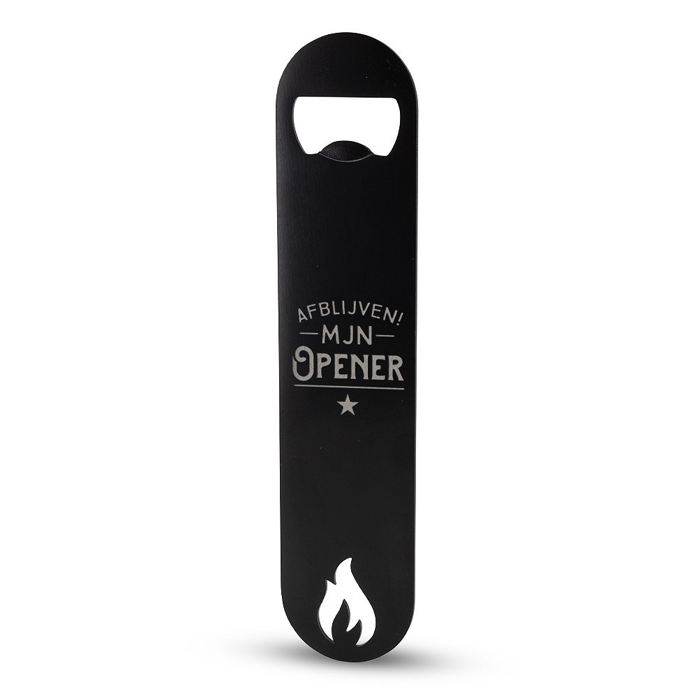 De Lekker stoer - Opener - Mijn Opener met modelnummer 36770, valt onder de categorie TOYS_HOBBY_PARTY. Dit product fungeert als een stijlvolle en opvallende flesopener die een geweldige aanvulling is voor elk feest. Het is handig aan een sleutelhanger te bevestigen, zodat je altijd een coole opener bij de hand hebt. Perfect voor feestjes en bijeenkomsten!