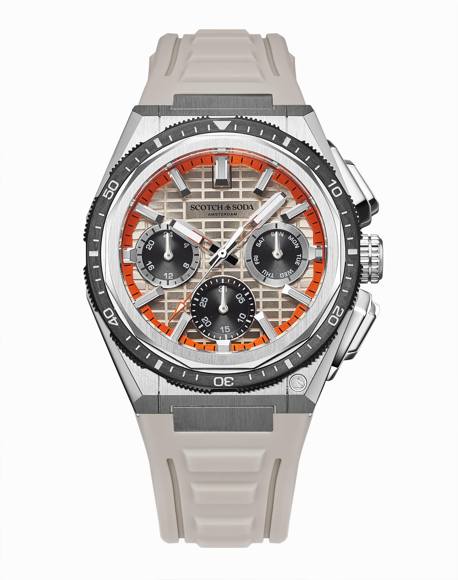 Scotch & Soda Heren Staal Grijs