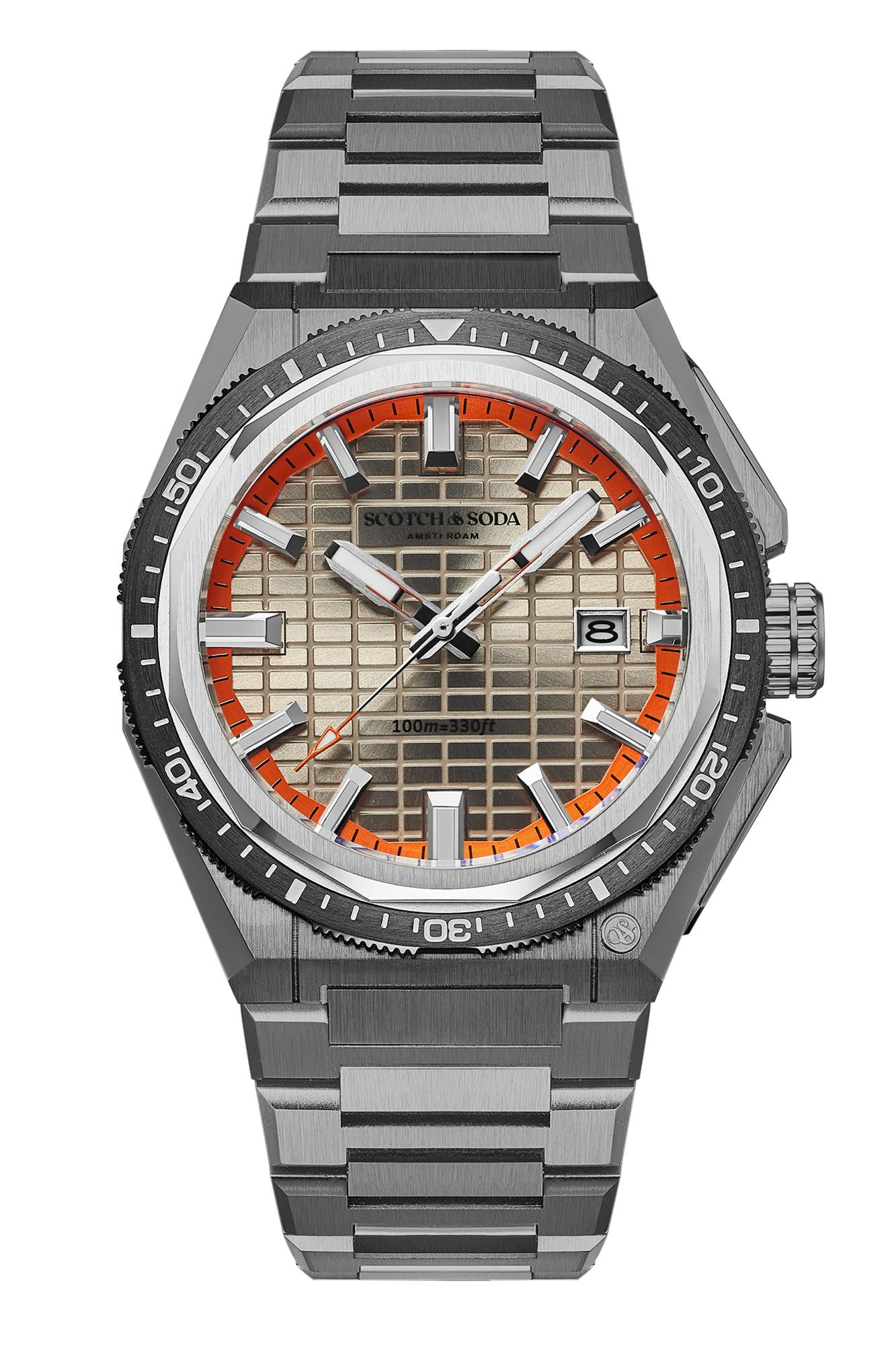 Scotch & Soda Heren Staal Zwart