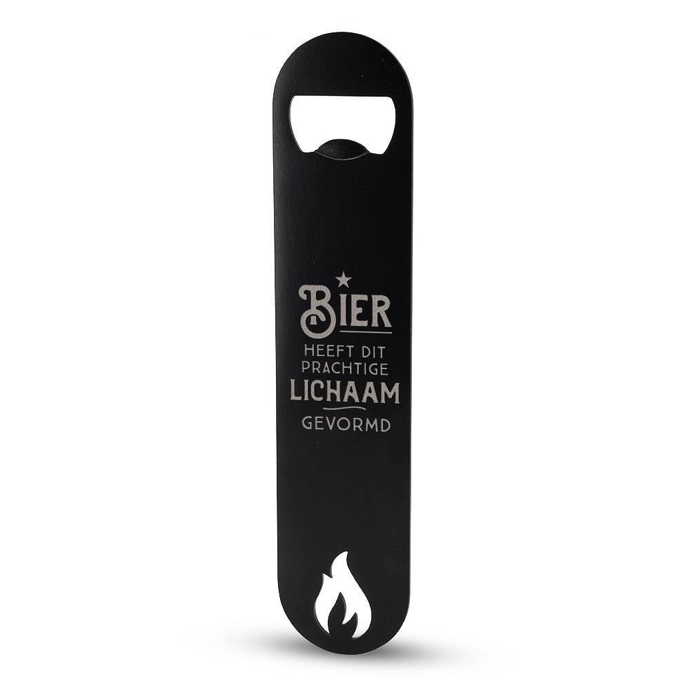De Lekker Stoer - Opener - Bier Lichaam met modelnummer 36774 is een unieke en speelse flesopener. Dit product combineert functionaliteit met een leuk ontwerp. Het is het beste om dit product als een grappige accessoire op feestjes te gebruiken, waardoor je stijlvol en met gemak je flesjes opent. Perfect voor elke gelegenheid!