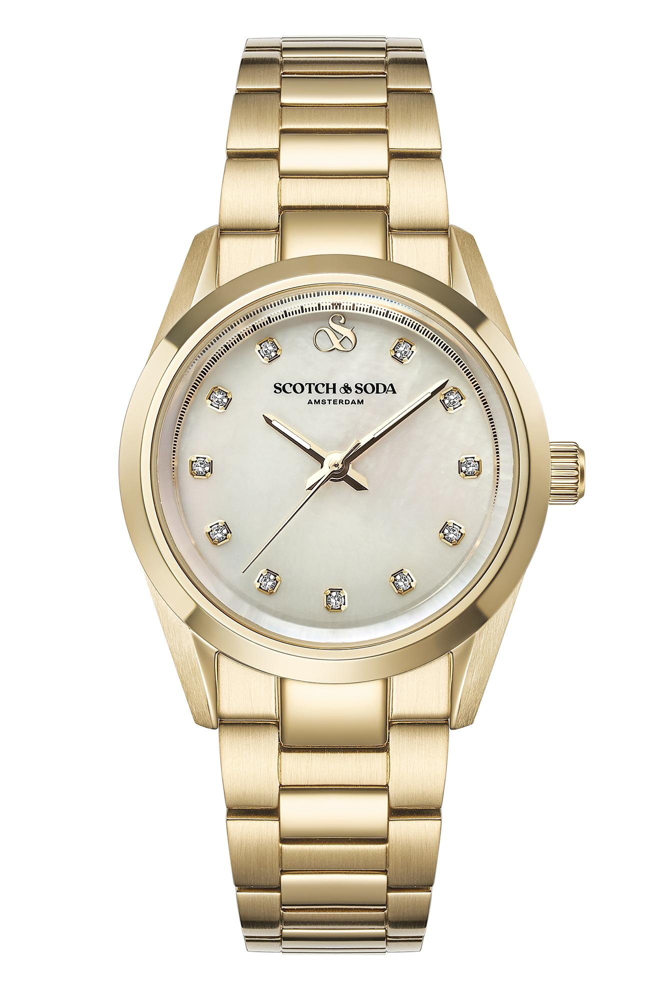 Scotch & Soda Dames Goudkleur Parelmoer