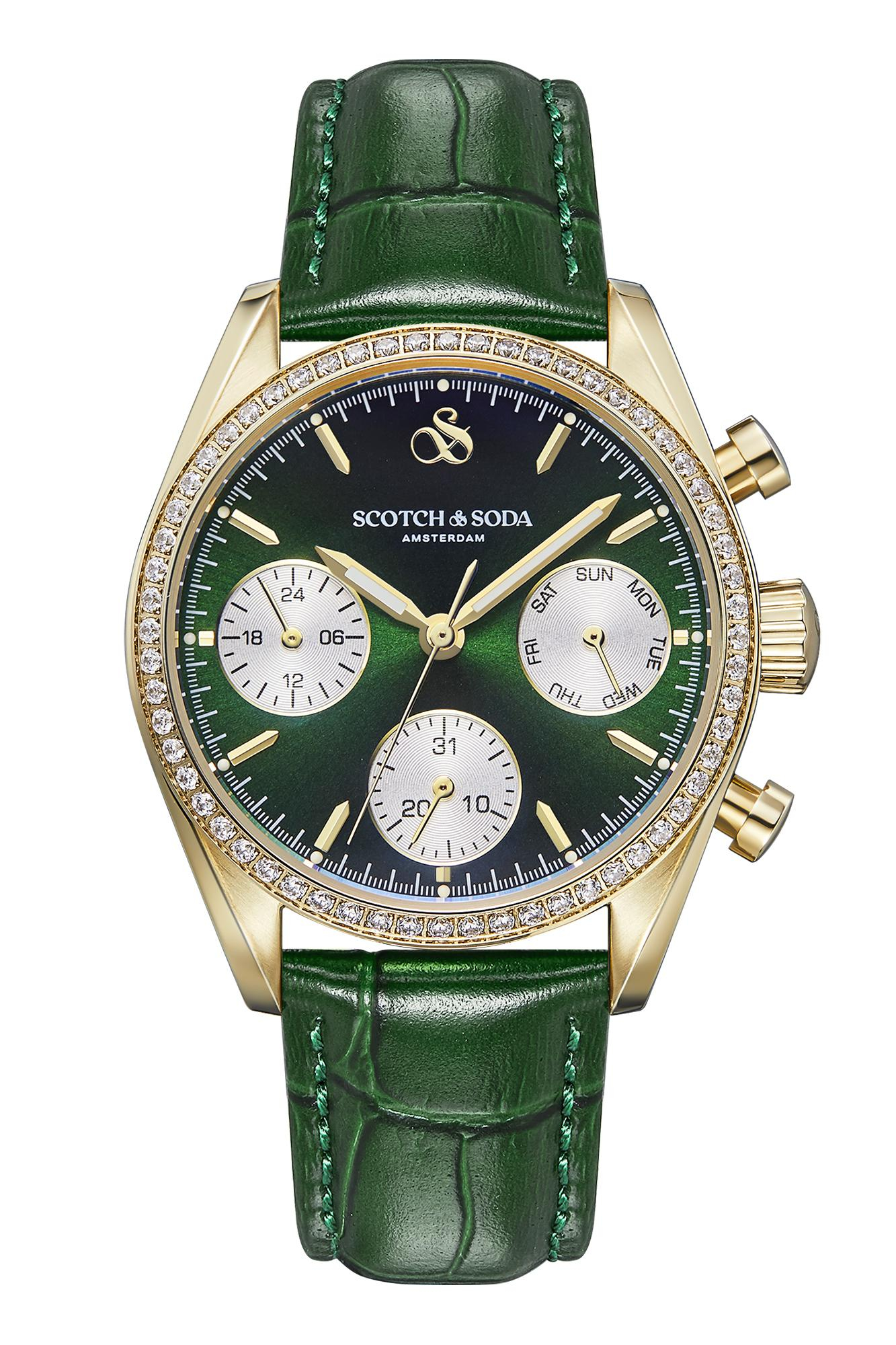 Scotch & Soda Dames Goudkleur Groen