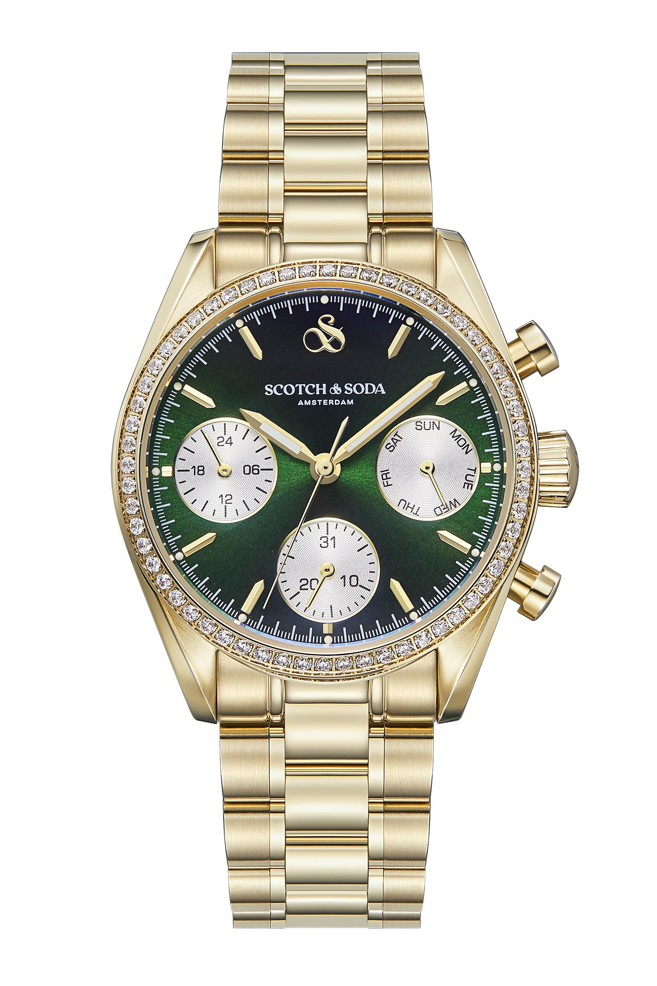 Scotch & Soda Dames Goudkleur Groen