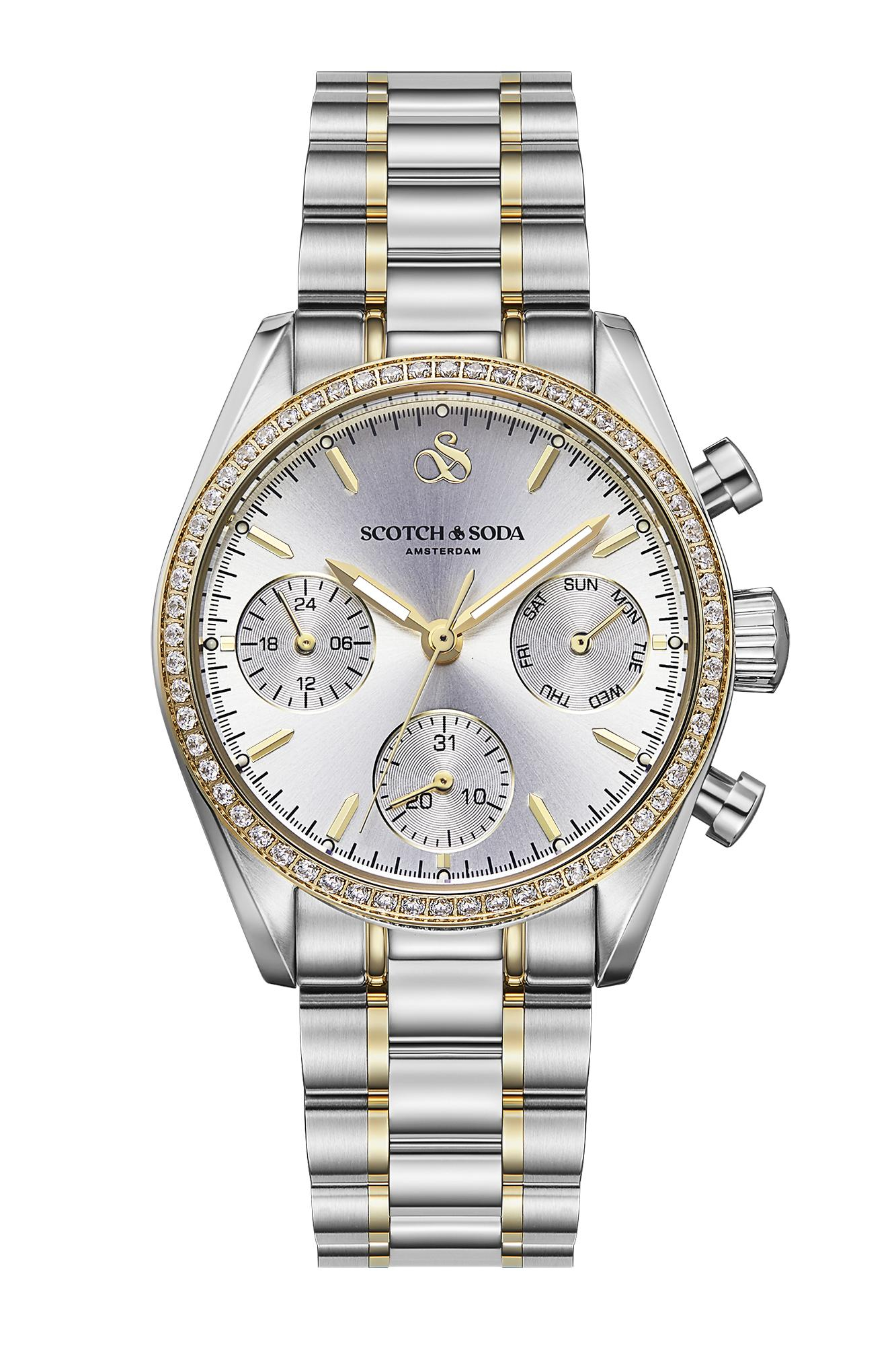 Scotch & Soda Dames Bicolor Zilver