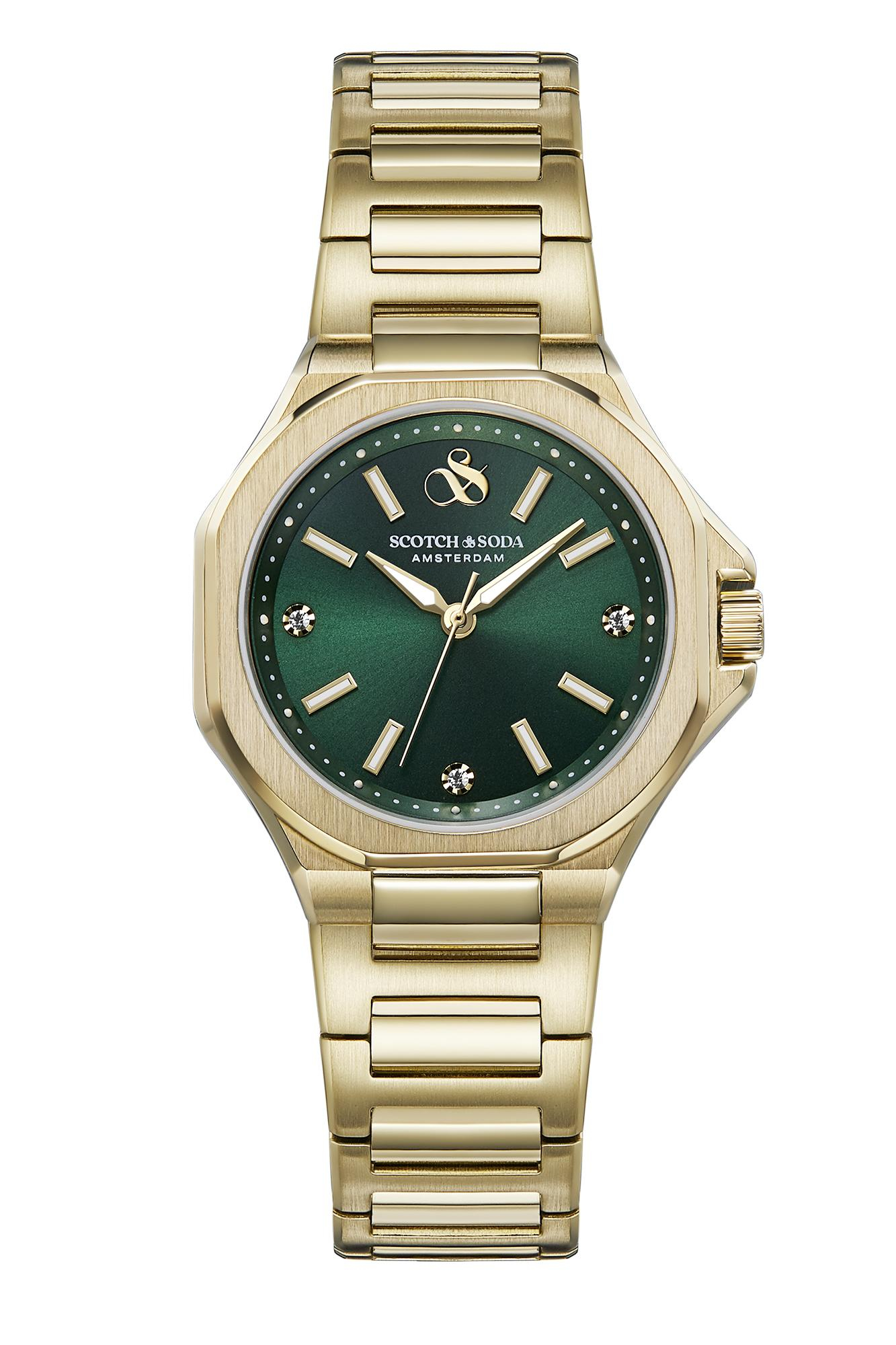 Scotch & Soda Dames Goudkleur Groen