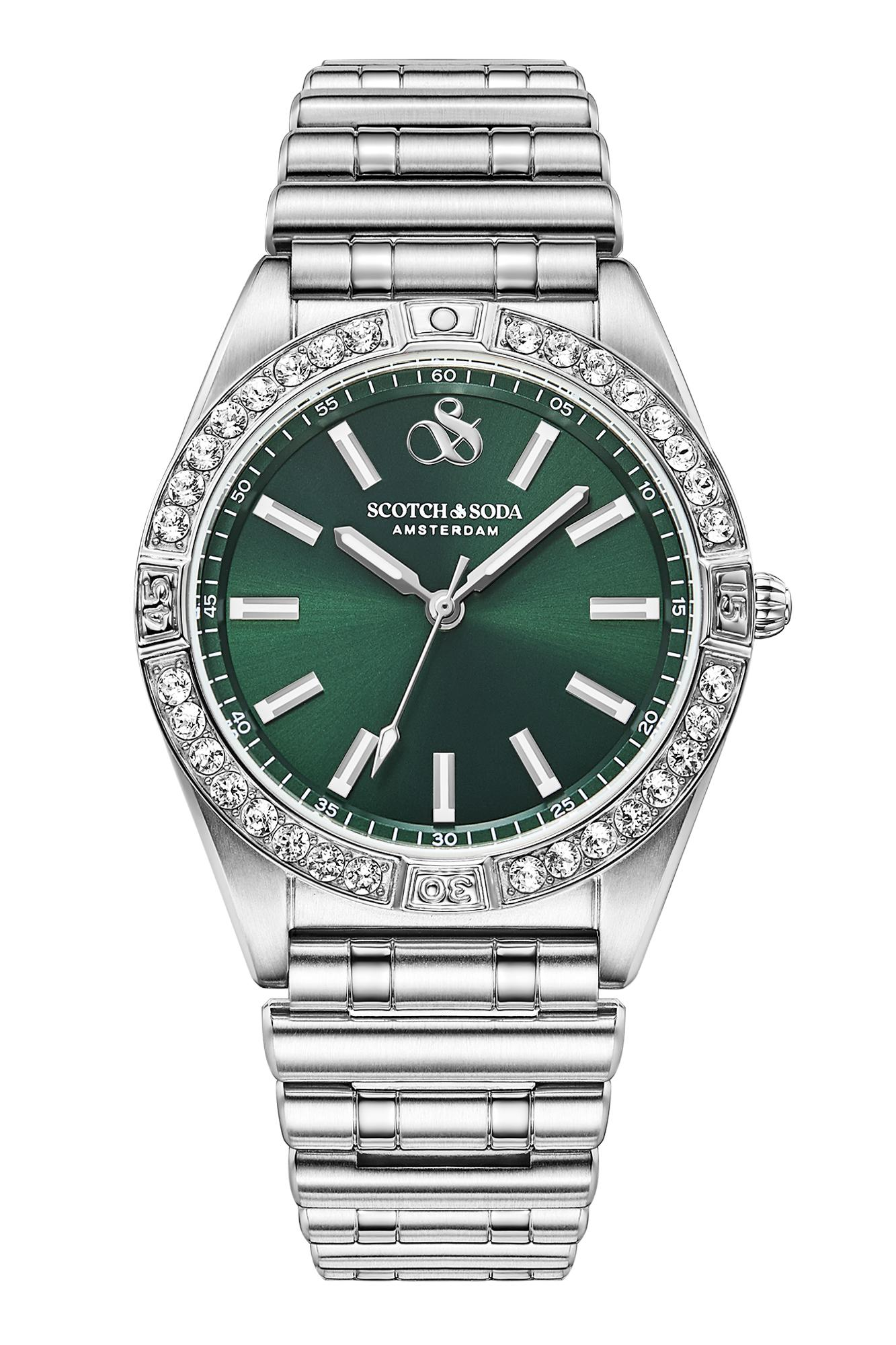 Scotch & Soda Dames Staal Groen