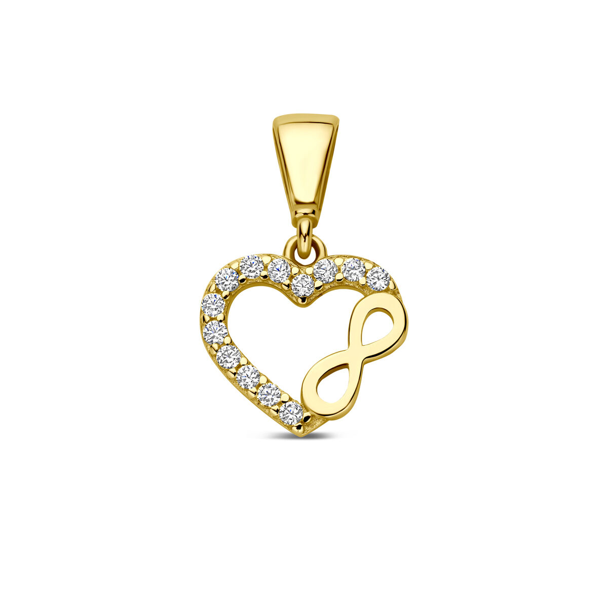 9 karaat gouden hanger infinity