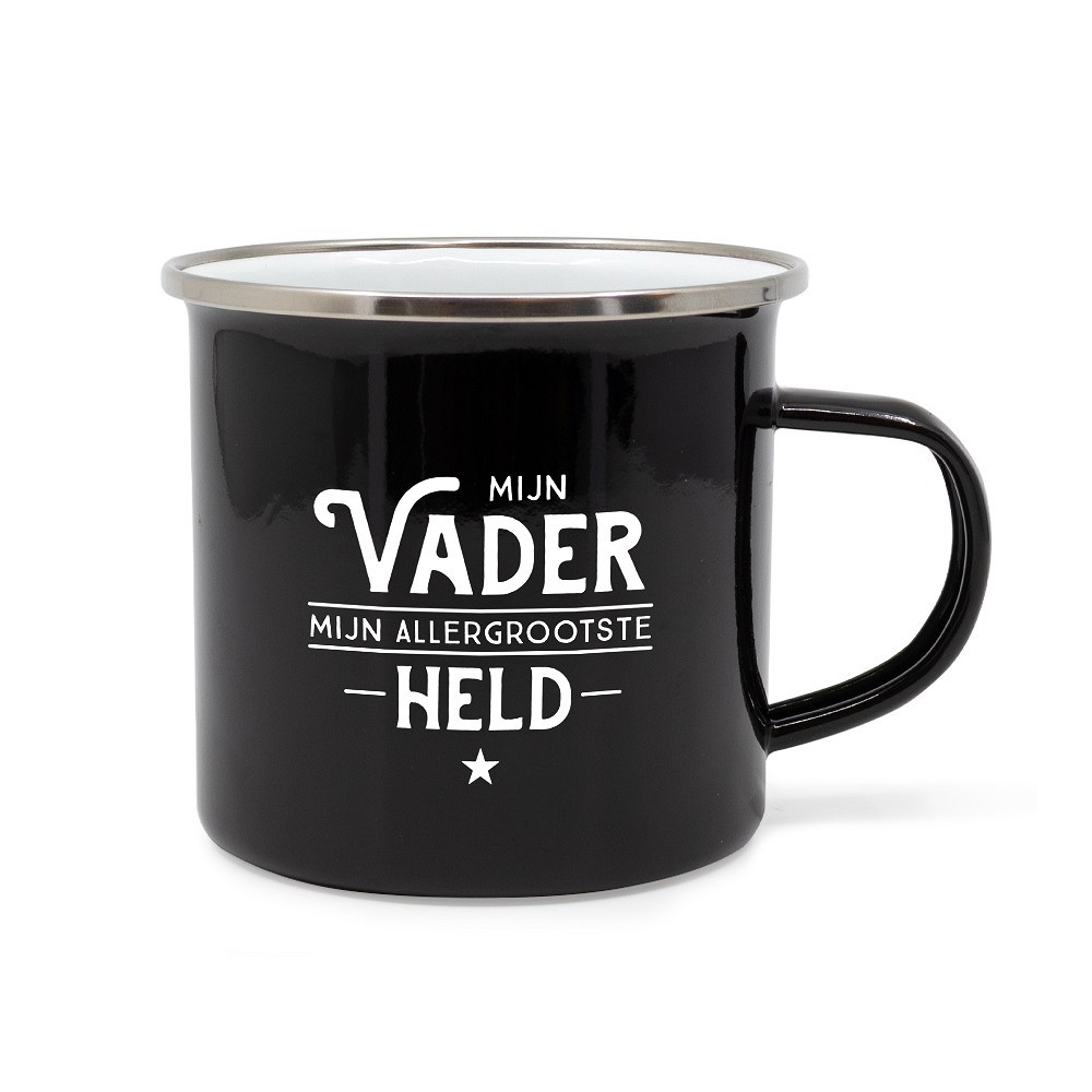 De "Lekker stoer - Mok - Vader Held" met modelnummer 36795 is een unieke en stoere mok die perfect is voor vaders die als held worden gezien.  Ideaal om dagelijks te gebruiken tijdens ontbijt of koffiepauzes. Een geweldig cadeau voor Vaderdag of verjaardagen om je waardering te tonen.