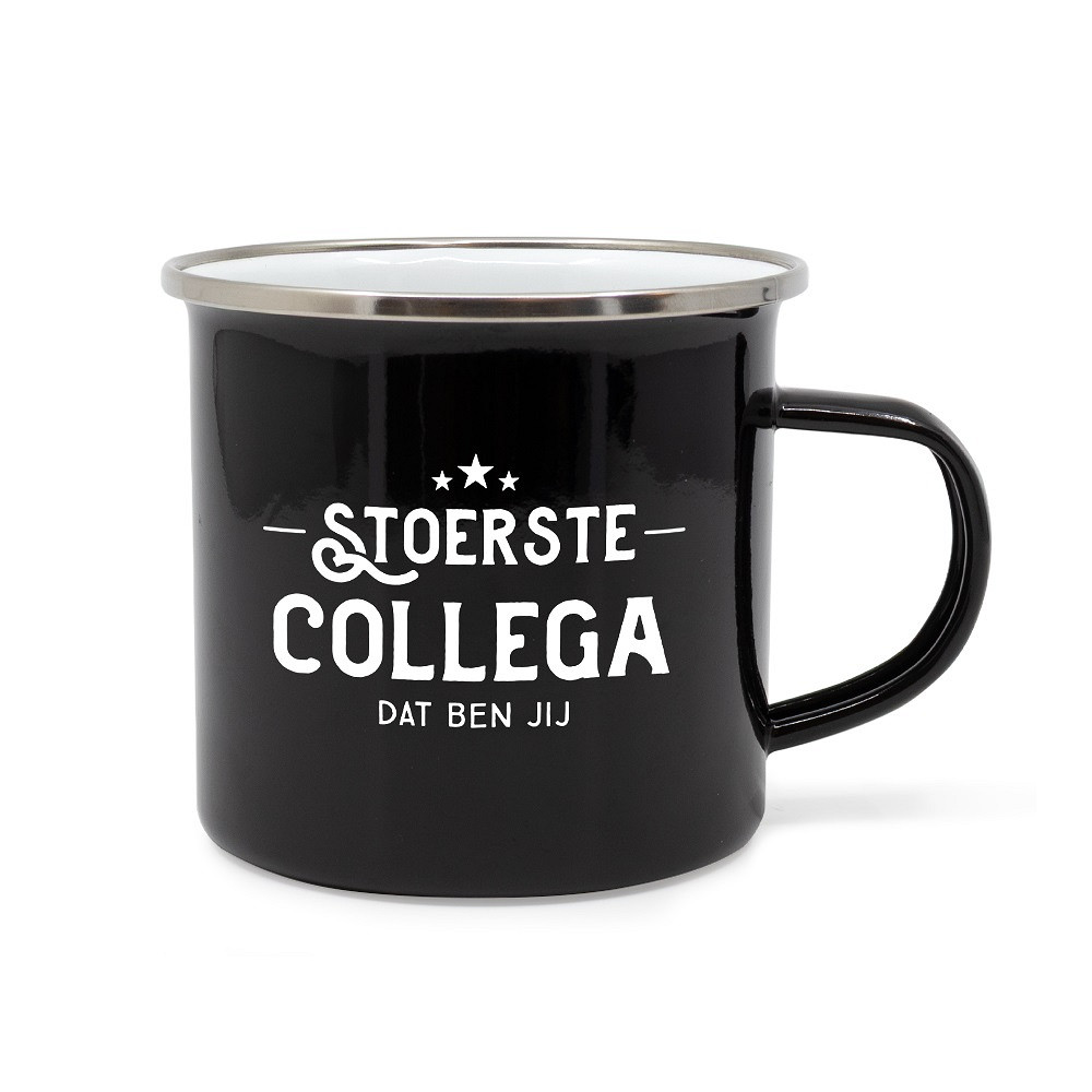 De "Lekker stoer - Mok - Collega" met modelnummer 36800 is een unieke mok. Ideaal als cadeau voor collega's, deze mok straalt een stoere en vriendelijke sfeer uit. Gebruik het dagelijks op kantoor of thuis voor je favoriete warme dranken. Een geweldige toevoeging aan elke werkplek!