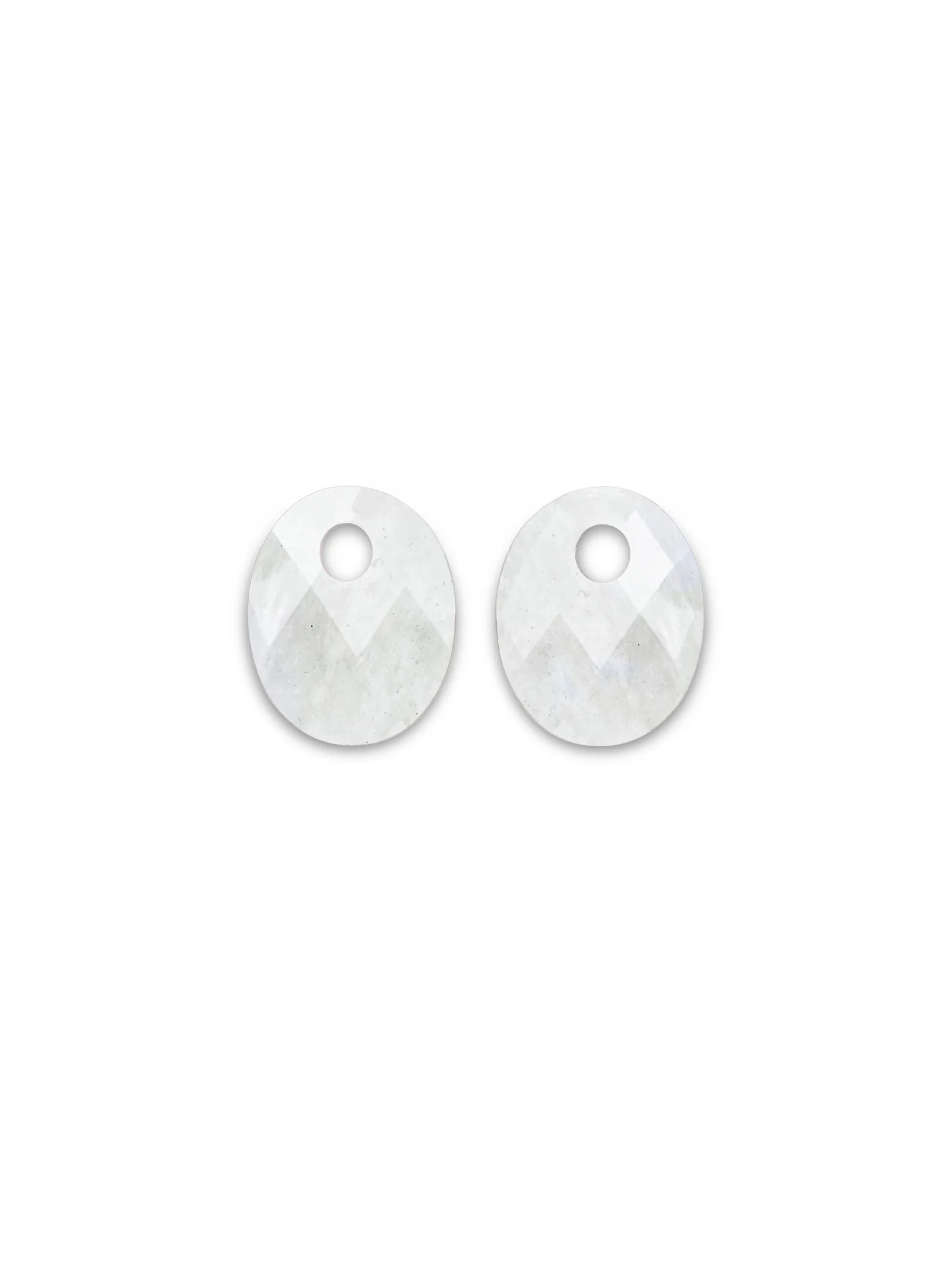 Moonstone Small Oval Oorbel Edelstenen