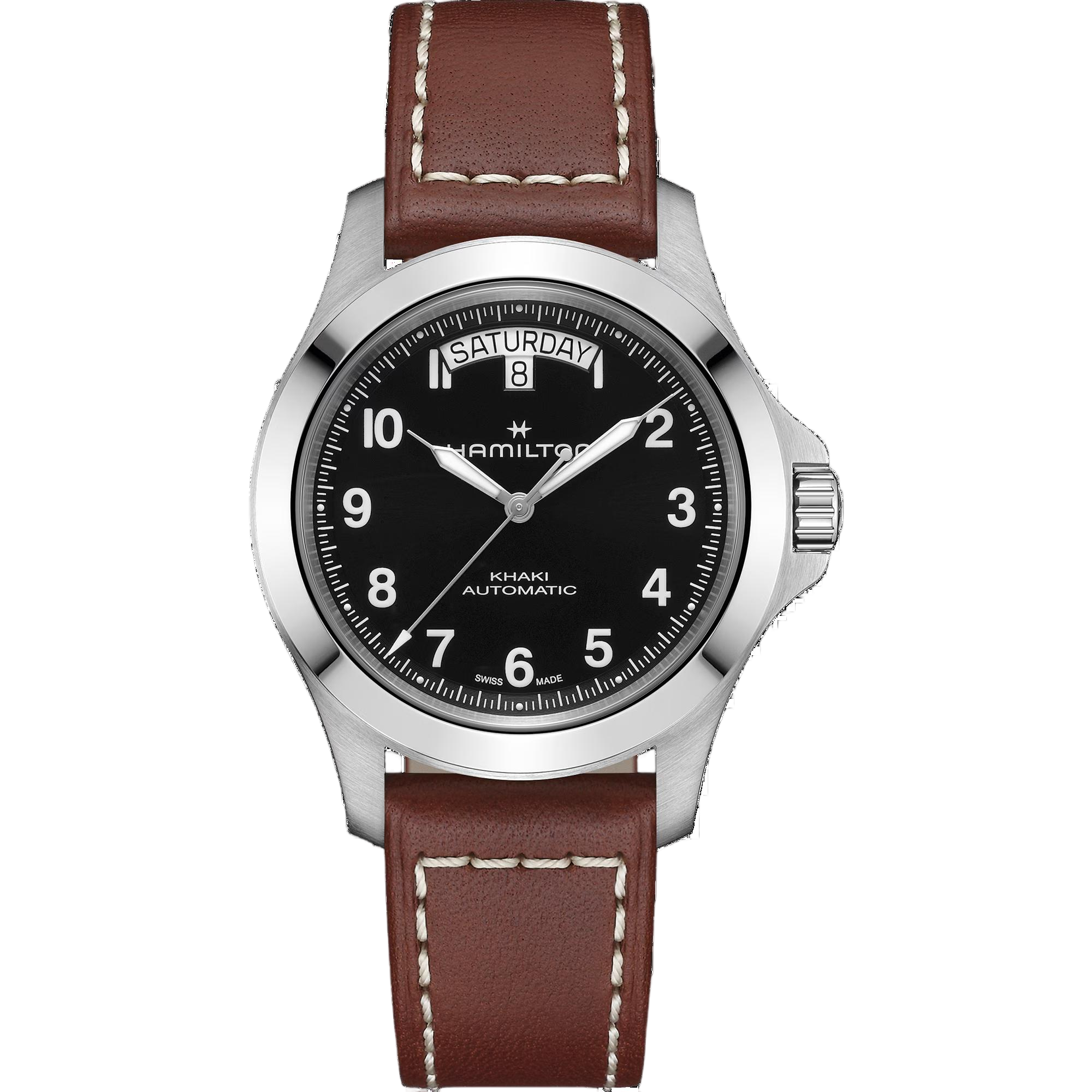 De Hamilton Khaki Field King Day-Date H64475531 is een stijlvolle polshorloge, perfect voor liefhebbers van avontuur en elegantie. Met een klassiek ontwerp, dag-datum functie en robuuste constructie, is het ideaal voor dagelijks gebruik. Combineer het met casual of formele outfits voor een tijdloze look. Draag het met vertrouwen bij elke gelegenheid.