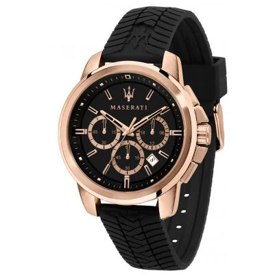 Die Maserati Herrenuhr ist eine stilvolle Armbanduhr mit hochwertigem Design. Tragen Sie diese Uhr am besten mit eleganter oder gesch&auml;ftlicher Kleidung, um Ihrem Stil Raffinesse zu verleihen. Ideal f&uuml;r formelle Anl&auml;sse oder als Ausdruck eines luxuri&ouml;sen Lebensstils.