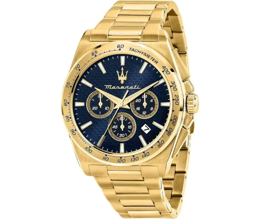 Die Maserati Herrenuhr besticht durch ihr elegantes Design und ist eine hochwertige Armbanduhr. Sie bietet Pr&auml;zision und Stil f&uuml;r den modernen Mann. Tragen Sie diese Uhr zu formeller oder l&auml;ssiger Kleidung, um jedem Outfit einen Hauch von Luxus zu verleihen. Ideal f&uuml;r berufliche Anl&auml;sse oder stilvolle Freizeitoutfits.