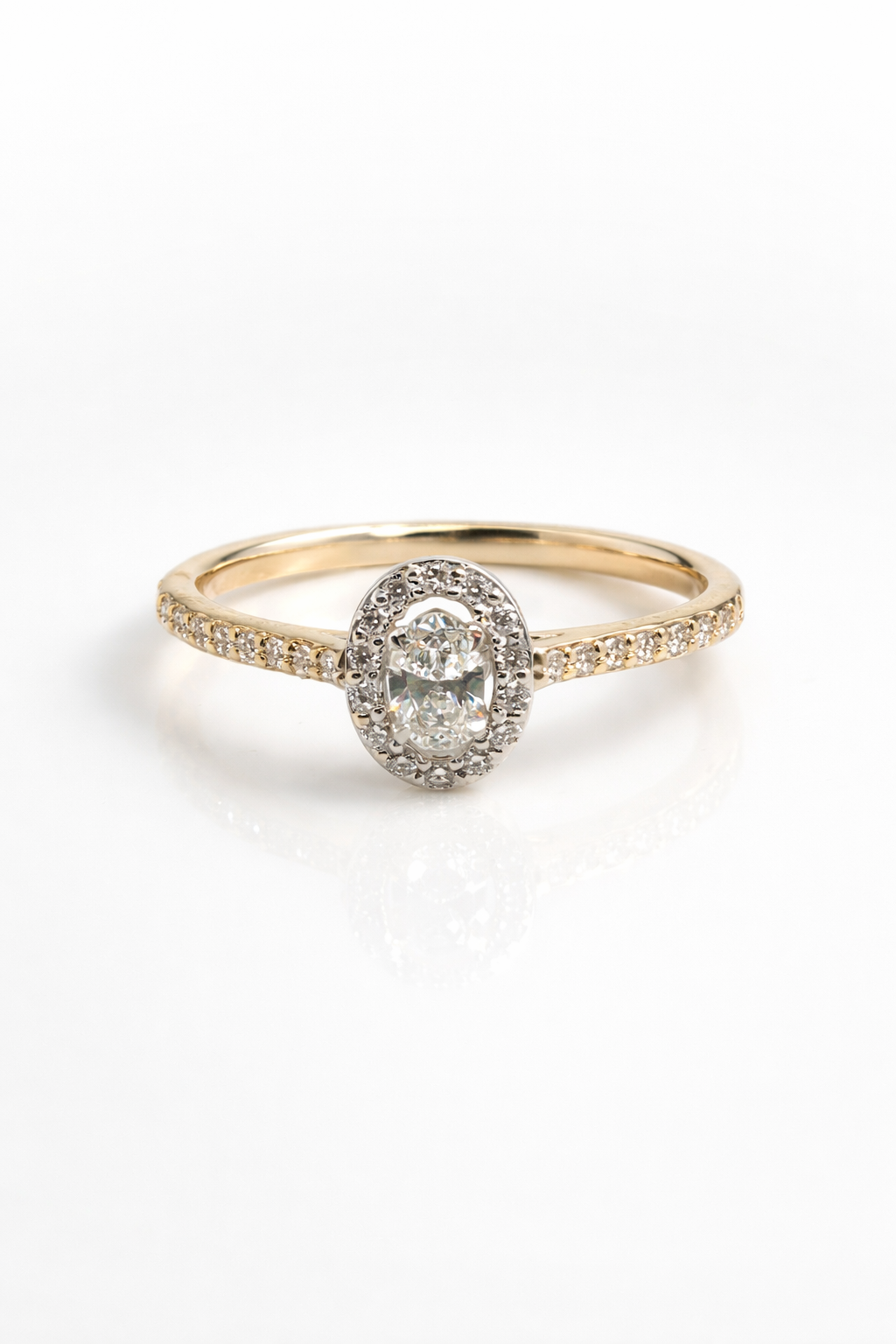 Verlovingsring met natuurlijke diamant