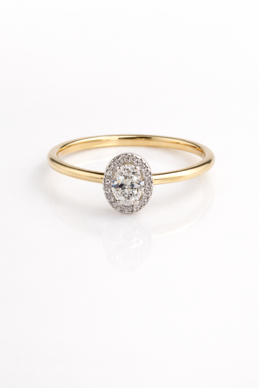 Verlovingsring met natuurlijke diamant