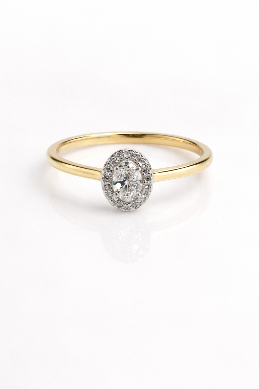 Verlovingsring met natuurlijke diamant