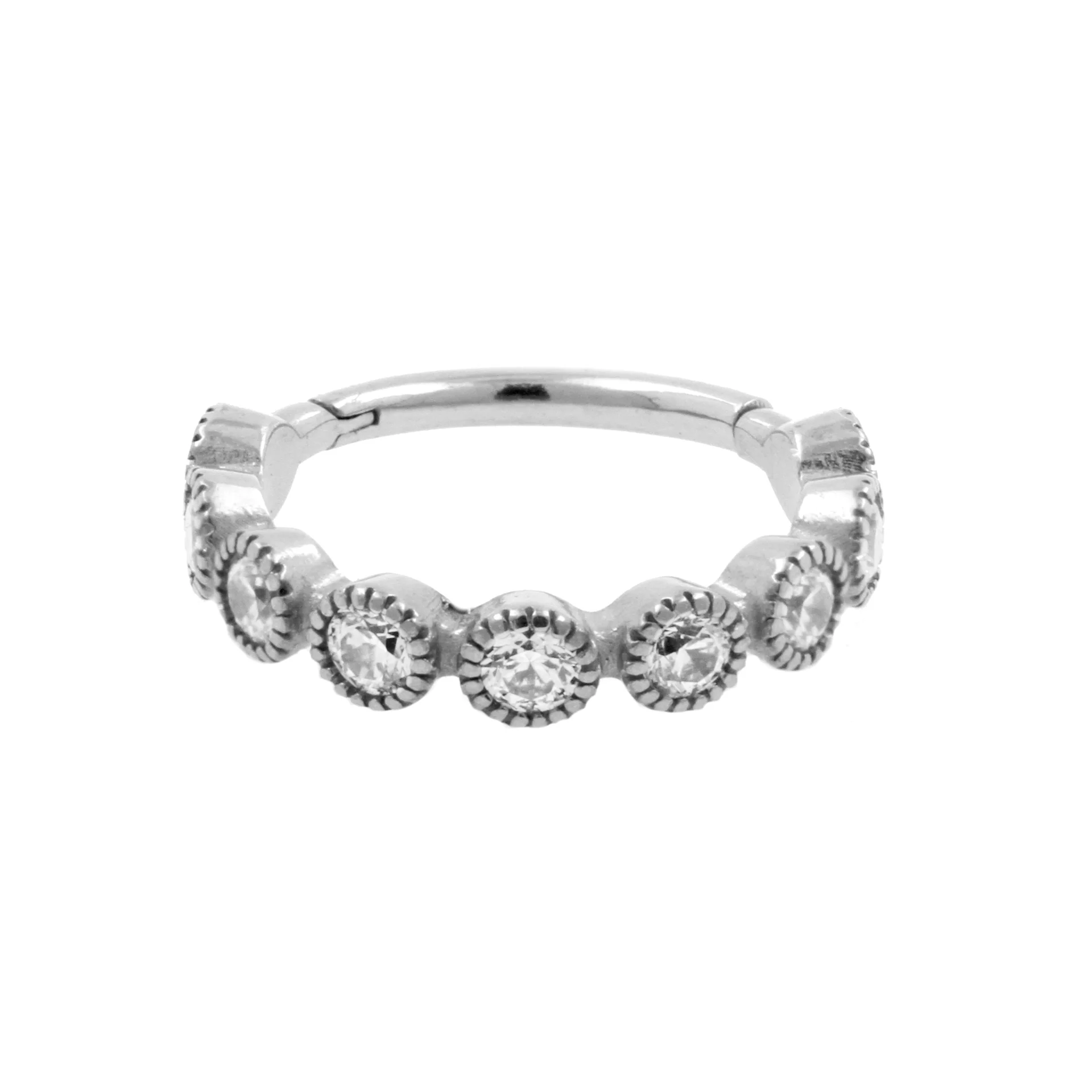Chirurgische stalen conch clicker. prachtig om het oor mee te versieren. Echt een eye catcher