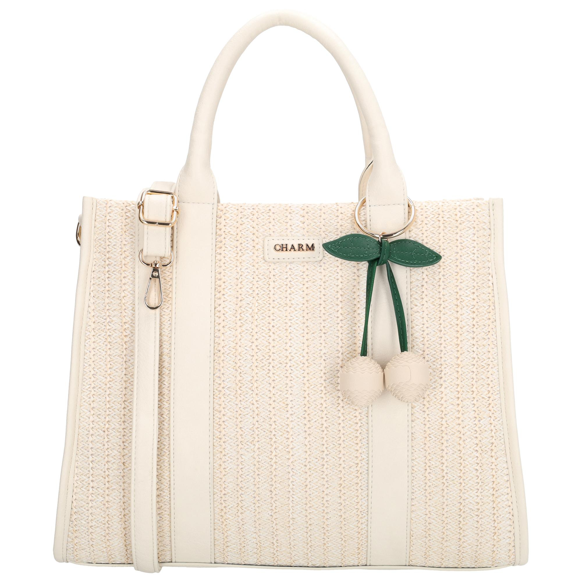 De Charm London Bermondsey Shopper is een stijlvolle en praktische tas die ook als handtas te gebruiken is. Het compacte formaat maakt deze tas geschikt voor het meenemen van je dagelijkse essentials zonder groot of onhandig te zijn. De tas heeft een verzorgde uitstraling en is prettig in gebruik.

Binnenin bevindt zich een telefoonvak en een klein ritsvak voor het veilig opbergen van kleinere items. Aan de achterkant zit een extra ritsvak voor spullen die je snel bij de hand wilt hebben. De verstelbare en afneembare schouderband zorgt voor flexibel draagcomfort en de leuke bag charm geeft de tas een speels detail.

Kenmerken:

Ook te gebruiken als handtas
Telefoonvak aan de binnenzijde
Klein ritsvak aan de binnenzijde
Ritsvak aan de achterkant
Verstelbare en afneembare schouderband
Voorzien van een leuke bag charm