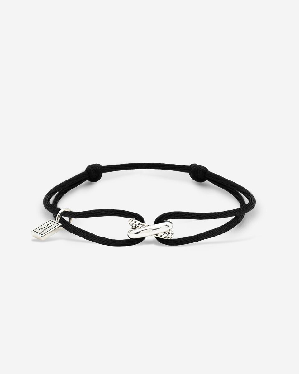 Cord Bracelet Ben Silver