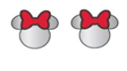 Prikoorbel Disney Red Enemal Minnie QPP. Voor het prikken van gaatjes. Let op prijzen zijn per paar, inclusief prikken. 