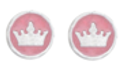 Prikoorbel Disney Princess Line Pink Crown QPP. Voor het prikken van gaatjes. Let op prijzen zijn per paar, inclusief prikken. 