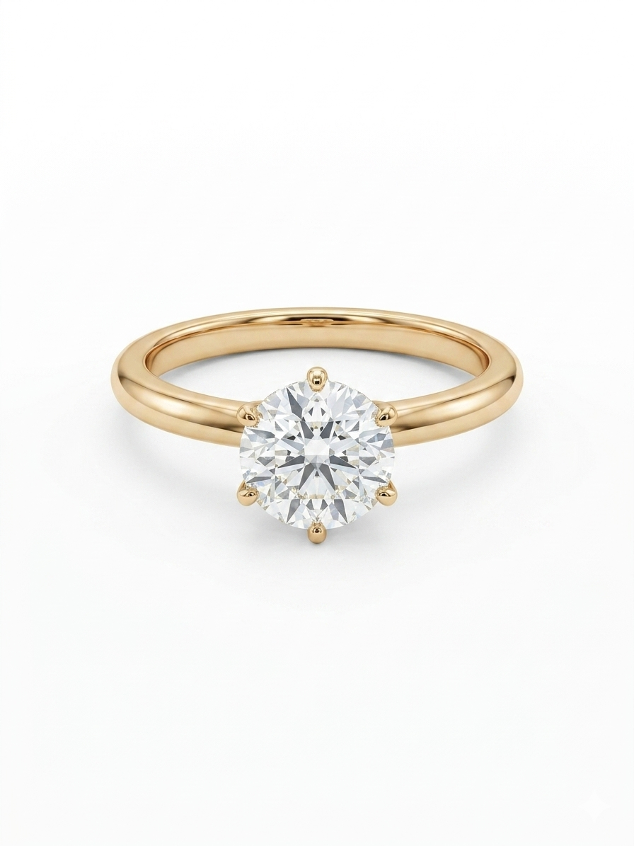 Deze 18 karaat geelgouden solitaire ring, model AB28589, schittert met een 1.50 karaat laboratoriumdiamant van uitstekende kwaliteit (VS1, kleur D). Ideaal als verlovingsring. De briljant geslepen diamant wordt prachtig gepresenteerd op ringmaat 53. Draag deze tijdloze ring als perfecte symbool van liefde en elegantie bij iedere speciale gelegenheid. 

wordt geleverd met een IGI diamanten certificaat 