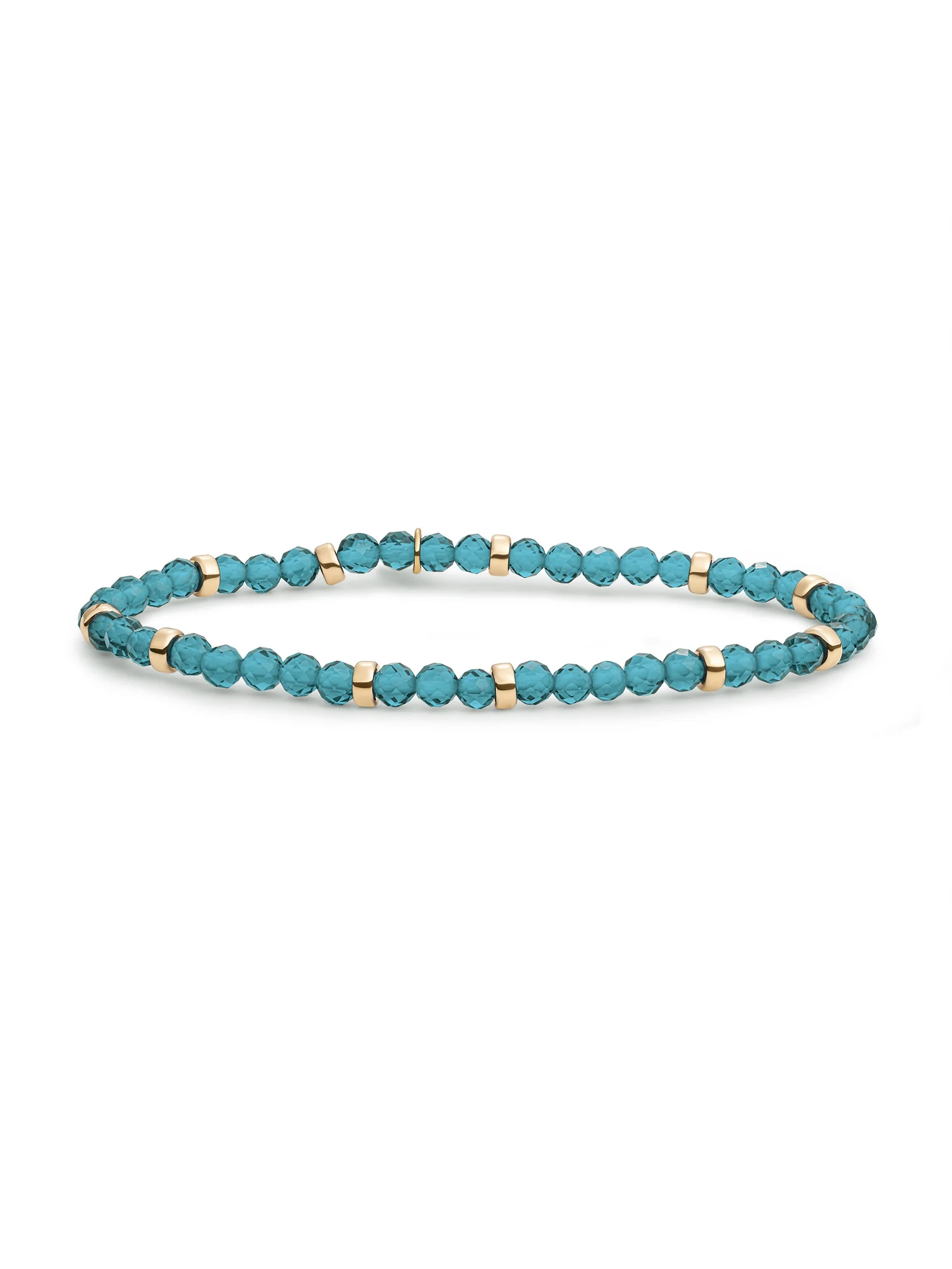 Bracelet | Turquoise Quartz Roundel Interstellar - 