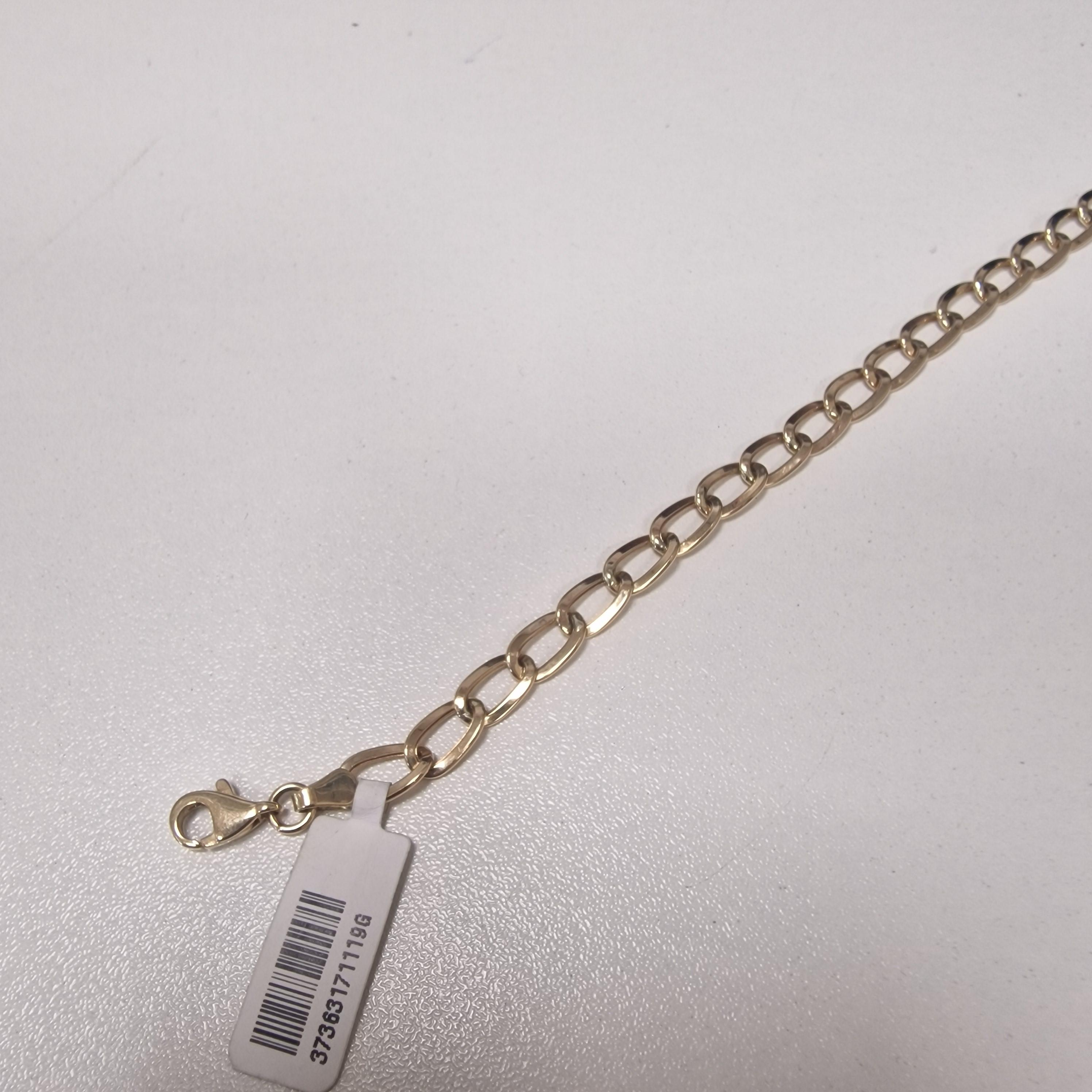 37363171119G 14k geelgouden gourmet schakel armband