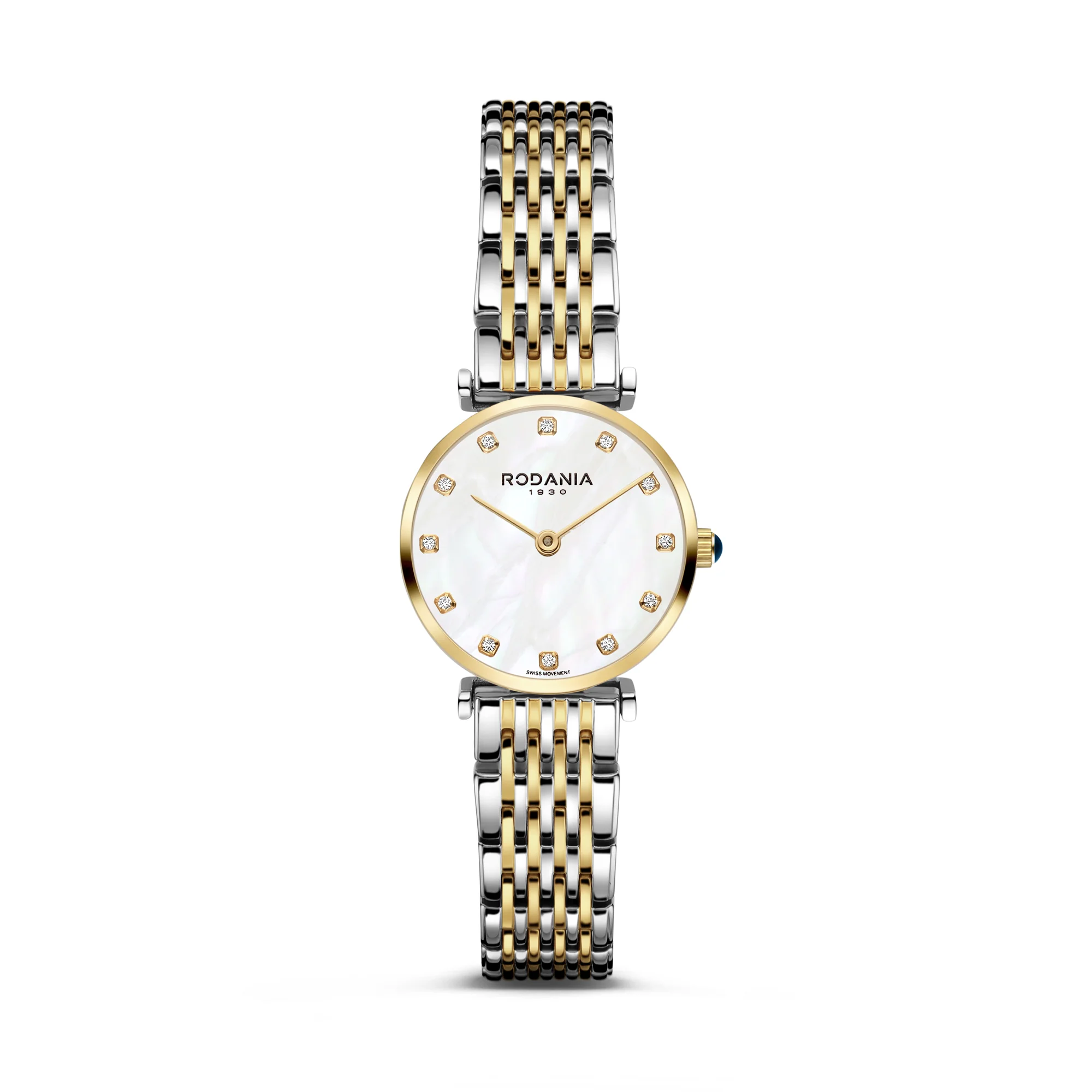De Rodania horloge R14037 is een stijlvolle polshorloge uit de categorie 'WATCH'. Dit model is perfect voor dagelijks gebruik dankzij zijn elegante ontwerp en betrouwbare functionaliteit. Het beste draag je dit horloge om je niet-dominante pols, zodat het comfortabel zit en je jouw dominante hand vrij hebt voor andere activiteiten. Ideaal voor elke gelegenheid.