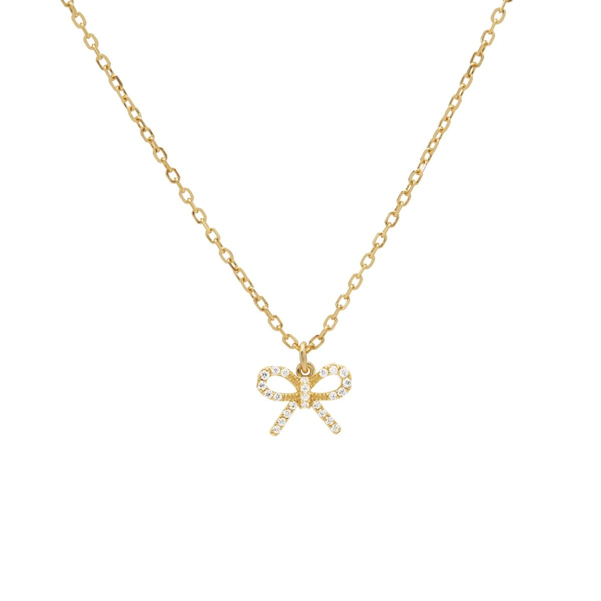 De Karma collier BELLE Bow Zirconia Goldplated, modelnummer KAR-T333GP, is een verfijnde gouden halsketting met sprankelende zirconia-steentjes. Perfect als een elegant accent bij elke outfit. Draag het voor speciale gelegenheden of als tijdloos accessoire voor dagelijks gebruik. Combineer met een eenvoudige top of jurk voor een subtiele, maar luxe uitstraling. 