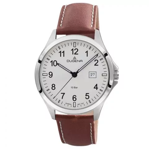 Die Dugena Damenuhr  verf&uuml;gt &uuml;ber hochwertige Verarbeitung und zeitloses Design. Mit einem eleganten Armband und einem pr&auml;zisen Uhrwerk ist sie ein stilvoller Begleiter f&uuml;r jeden Anlass. Tragen Sie sie am besten zu formellen oder l&auml;ssigen Outfits, um jedem Look einen Hauch von Eleganz zu verleihen. Perfekt f&uuml;r modebewusste Damen.