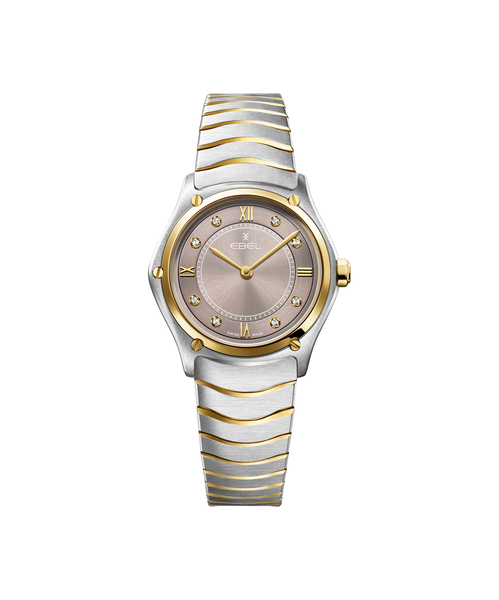 De Ebel Sport Classic 1216730 is een elegante horloge met een kastmaat van 29 mm. Het horloge heeft een zilverkleurige armband en is gemaakt van roestvrij staal. Met een datumaanduiding en zijn stijlvolle ontwerp past het perfect bij zowel formele als casual gelegenheden. Draag het om de pols voor een verfijnde, tijdloze uitstraling.