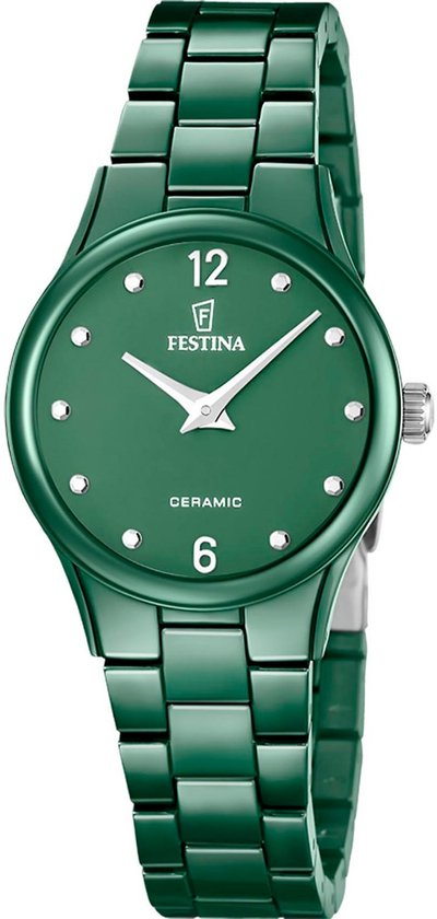 f20751/6 Festina dameshorloge F20751/3 met een keramische kast en mineraalglas, voorzien van een keramische band.

Festina horloges combineren elegantie en functionaliteit perfect. Festina biedt onderscheidende ontwerpen, constante technologische innovatie en een uitstekende prijs-kwaliteitverhouding.