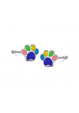 Deze prachtige Orage Kids Oorstekers Hondenpootje K3181 van model O/2993/A zijn zilverkleurige oorbellen gemaakt van 925 sterling zilver. Ze zijn nikkelvrij en hebben een formaat van 6 mm. Perfect om dagelijks te dragen of om cadeau te geven aan jonge dierenliefhebbers. Combineer ze met casual outfits voor een schattige en speelse look.