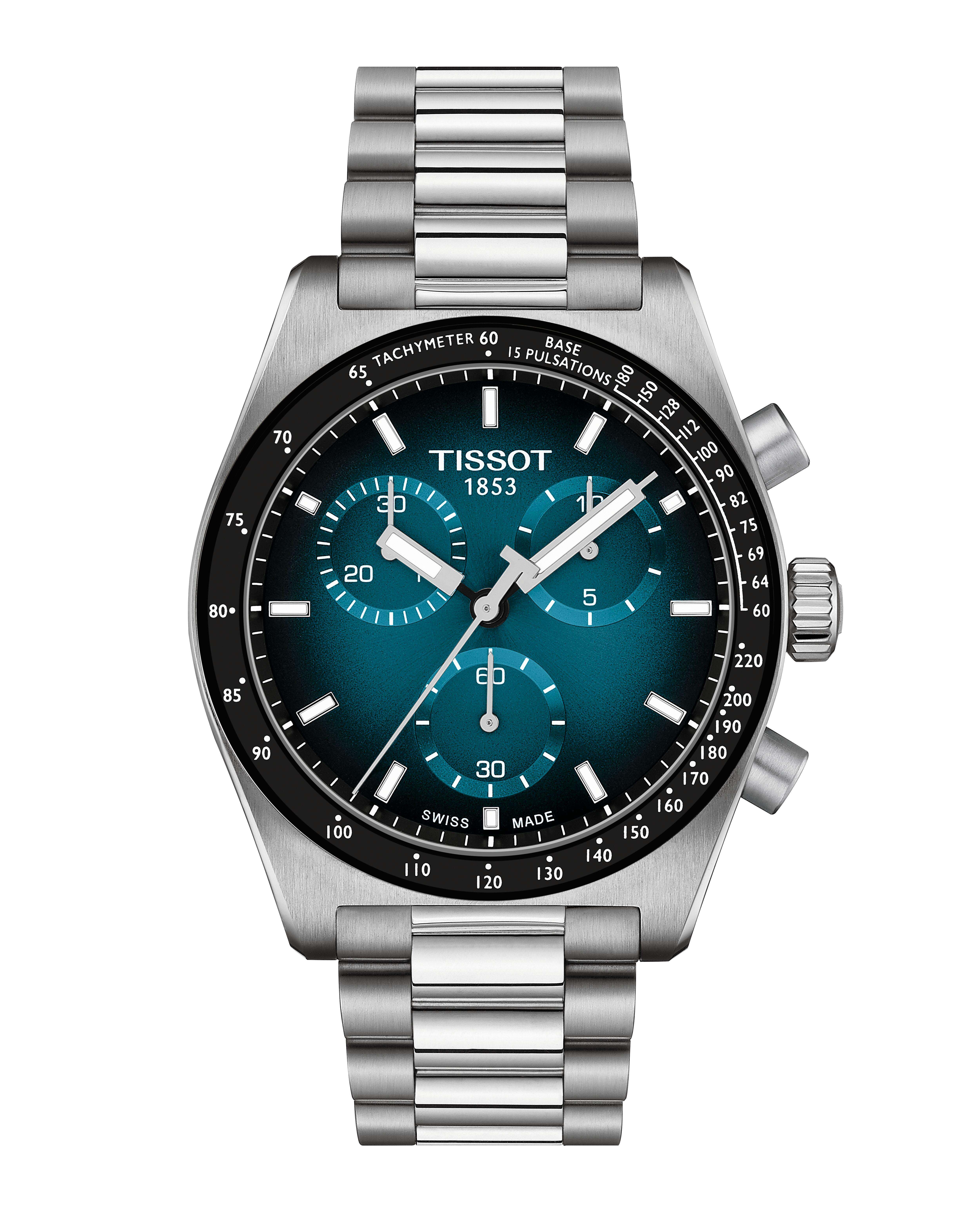 Tissot - PR516 40mm Quartz, Chronograaf, 100 meter WR, Saffierglas - T1494171104101