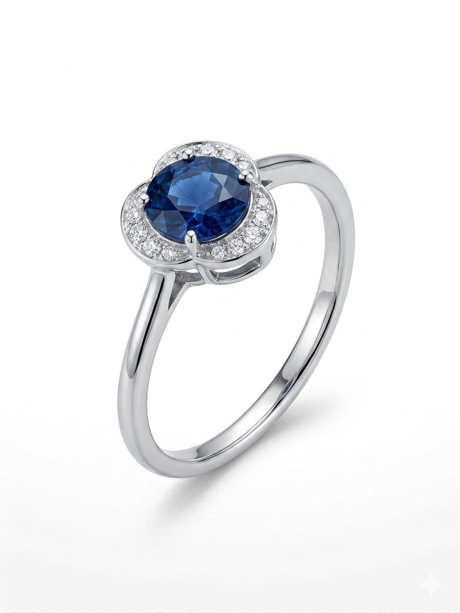 Deze prachtige ring, modelnummer FLE/A01DBTL, is 14 karaat witgoud met een schitterende London Blue topaas van 1.0 karaat en fonkelende diamanten. Perfect als statementstuk, ideaal voor speciale gelegenheden. Draag het met een elegante avondjurk of een chique cocktailoutfit voor ultieme verfijning. Maak elke look compleet met deze betoverende ring.