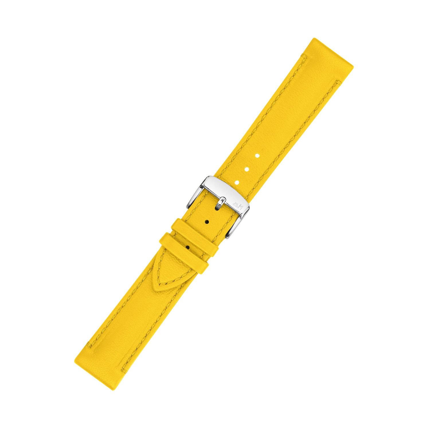Het Morellato Horlogeband Alghero Waterproof geel 20mm, modelnummer PMX098ALGHER20, is een stijlvolle horlogeband van echt leer. Met een breedte van 20mm en een opvallende gele kleur, is het een standaard model van uitstekende kwaliteit. Draag deze waterdichte band voor een frisse en levendige uitstraling, perfect voor elke moderne horlogedrager.