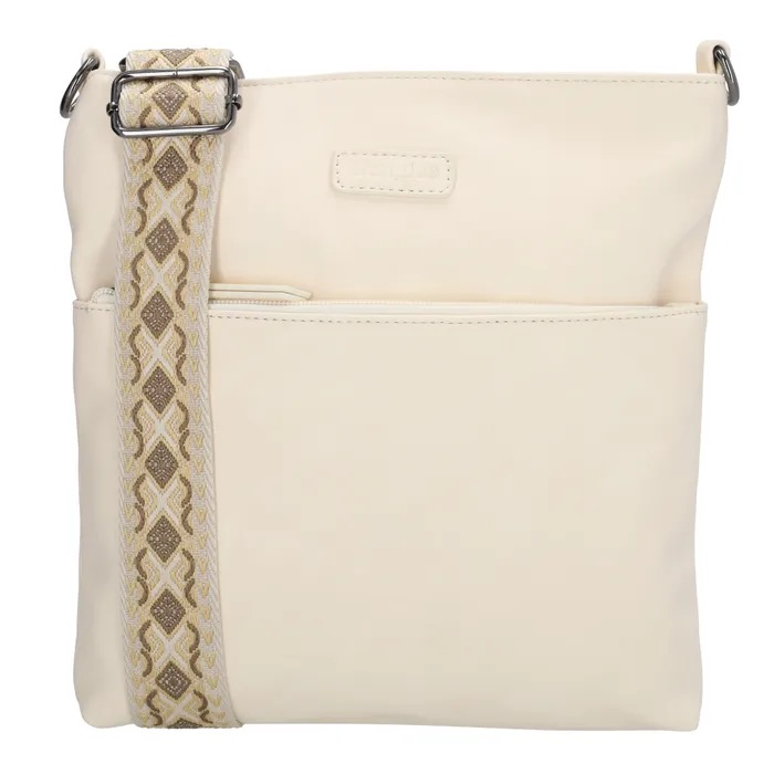 Beagles Malaga Schoudertas &ndash; Creme Stijlvol, Praktisch & Comfortabel
Op zoek naar een tas die stijl en gebruiksgemak perfect combineert? Deze prachtige Beagles Malaga schoudertas is jouw nieuwe go-to voor elke dag! Of je nu gaat winkelen, een dagje uit plant of een avondje op pad bent &ndash; met deze tas ben je goed voorbereid &eacute;n zie je er fashionable uit.

De tas heeft een moderne, minimalistische look en valt op door de leuke schouderband die zorgt voor een speelse twist. Dankzij het ruime hoofdvak, een voorvak &eacute;n achtervak met ritssluiting berg je jouw spullen veilig &eacute;n overzichtelijk op. De verstelbare en afneembare schouderband maakt het dragen extra comfortabel &ndash; crossbody of over &eacute;&eacute;n schouder, jij kiest!

✅ Wat maakt deze tas onmisbaar?

Hoofdvak met ritssluiting &ndash; voor al je essentials
Voor- en achtervak met ritssluiting &ndash; handig voor sleutels, pasjes of je telefoon
Verstelbare en afneembare schouderband &ndash; draag hem zoals jij wilt
Gemaakt van duurzaam imitatieleder met een zachte polycotton voering
Gun metal fittings voor een stoere, moderne uitstraling
 Productspecificaties:

Kleur: Creme
Materiaal buitenkant: Imitatieleder
Materiaal binnenkant: Polycotton
Kleur fitting: Gun metal
Afmetingen (L x H x D): 26,5 x 25,5 x 4,5 cm
Inhoud: ca. 3,04 liter
Trendy, praktisch en ideaal in gebruik &ndash; de Beagles Malaga schoudertas verdient een plek in jouw tassen collectie.

️ Wacht niet langer en bestel jouw nieuwe favoriet vandaag nog!