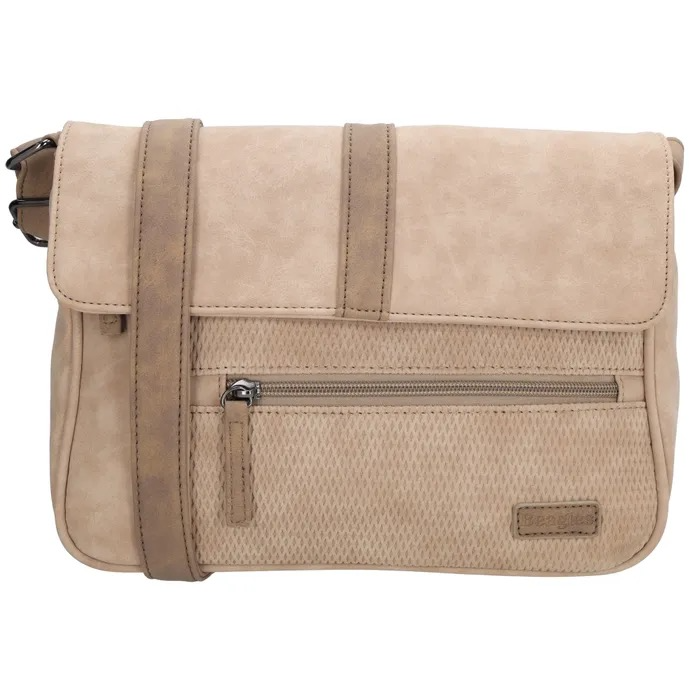Ga voor een sportieve en praktische look met de Beagles Brunete Schoudertas in stijlvol Licht Taupe. Deze veelzijdige tas is perfect voor dagelijks gebruik en biedt precies de ruimte die je nodig hebt om je essentials georganiseerd mee te nemen.
Met een compact formaat van 23 x 27 x 7 cm en een inhoud van 4,35 liter is deze schoudertas ideaal voor onderweg. De tas is gemaakt van een duurzame combinatie van nylon en polyester, waardoor hij lichtgewicht &eacute;n slijtvast is. De binnenkant is afgewerkt met polycotton en voorzien van handige vakken, waaronder een speciaal telefoonvak voor extra gebruiksgemak.

De tas sluit veilig met een ritssluiting en beschikt over een praktische overslag, wat zorgt voor een moderne en functionele uitstraling. De verstelbare schouderband (niet afneembaar) maakt het mogelijk om de tas comfortabel op jouw gewenste lengte te dragen.

De Licht Taupe kleur in combinatie met gun metal fittings geeft de tas een stoere en eigentijdse look die bij elke outfit past.

Belangrijkste kenmerken:

Compact en praktisch formaat
Inhoud: 4,35 liter
Gemaakt van stevig nylon/polyester
Verstelbare schouderband (niet afneembaar)
Ritssluiting met overslag
Handig telefoonvak aan de binnenzijde
Stoere gun metal details
Kleur: Licht Taupe
Met de Beagles Brunete schoudertas heb je jouw dagelijkse essentials altijd stijlvol en georganiseerd bij de hand.