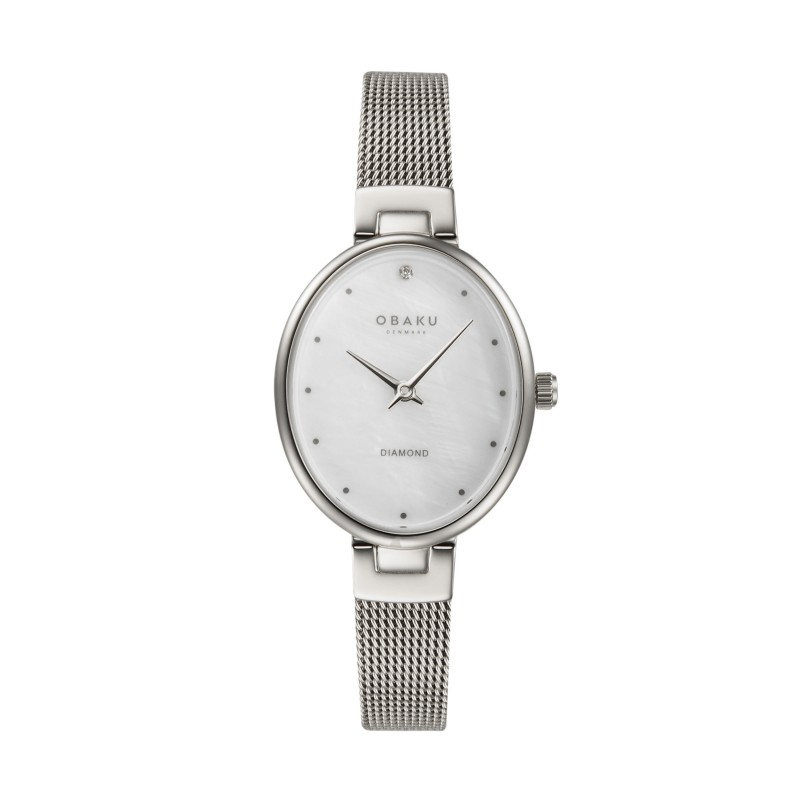 De V312LXCWMC is een elegant dameshorloge met een zilverkleurige roestvrijstalen Milanese mesh-band en een parelmoerkleurige wijzerplaat met stipindex. De ovale kast heeft een mineraalglas en is nikkelvrij. Met een quartz uurwerk en waterdichtheid tot 3 ATM, is het ideaal voor dagelijks gebruik. Perfect om te dragen bij zowel formele als casual gelegenheden.