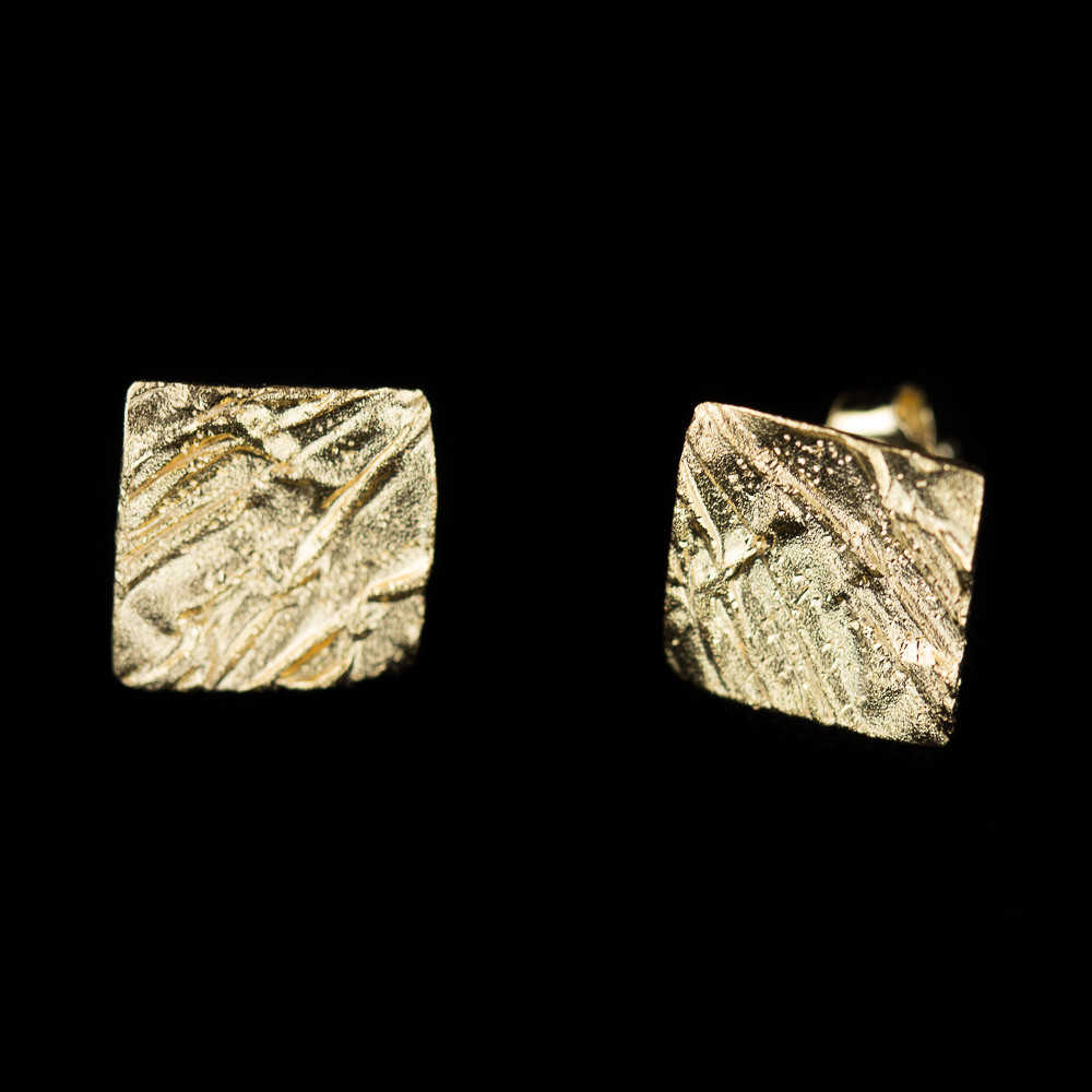 Sanjoya - Schattige oorbelletjes van verguld zilver en gediamanteerd - PRE1217004