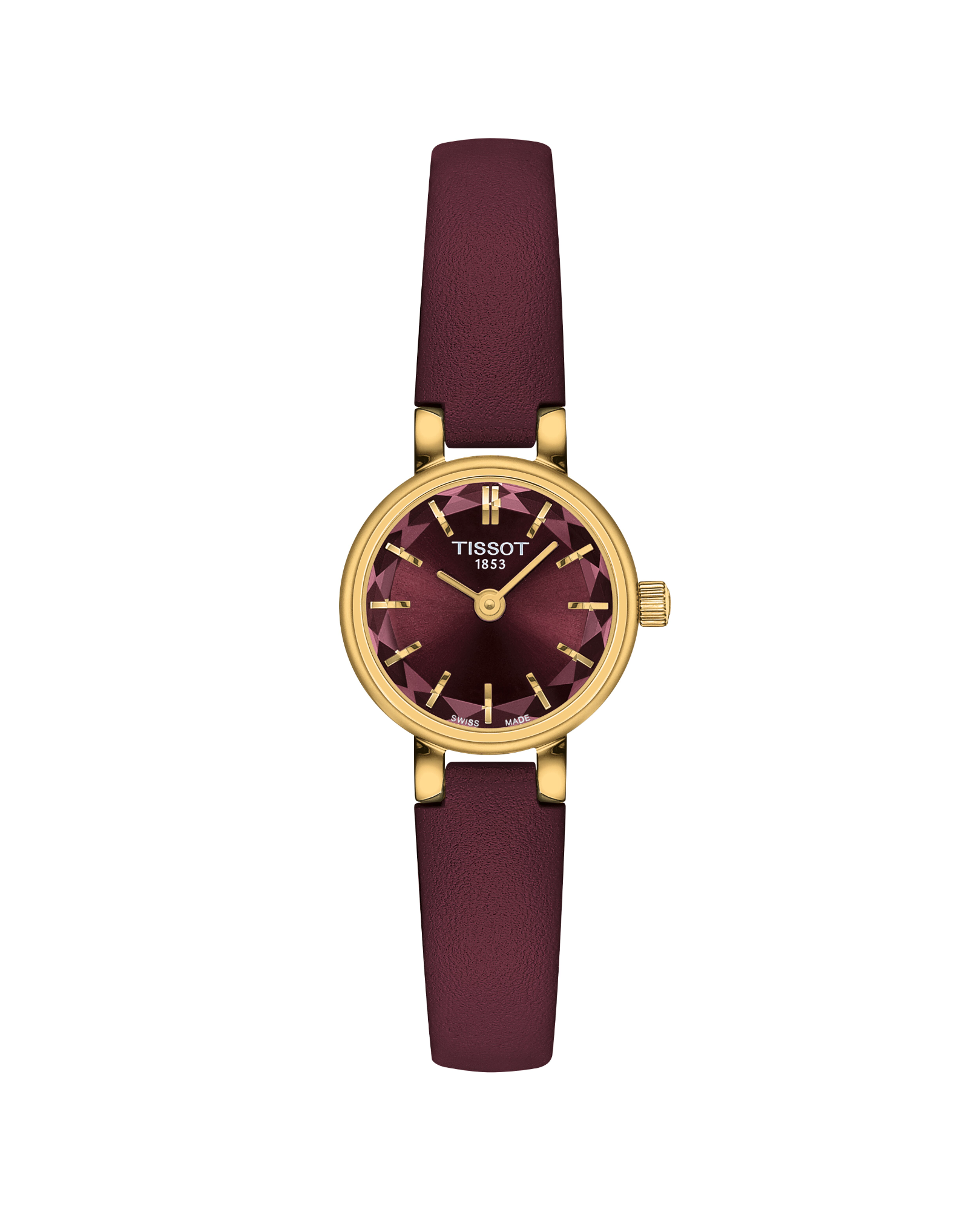 Tissot - Lovely 19.5mm, Quartz, Doubl&eacute;, Staal dameshorloge, Gefacetteerd Saffierglas, 30 meter WR - T1400093637100
