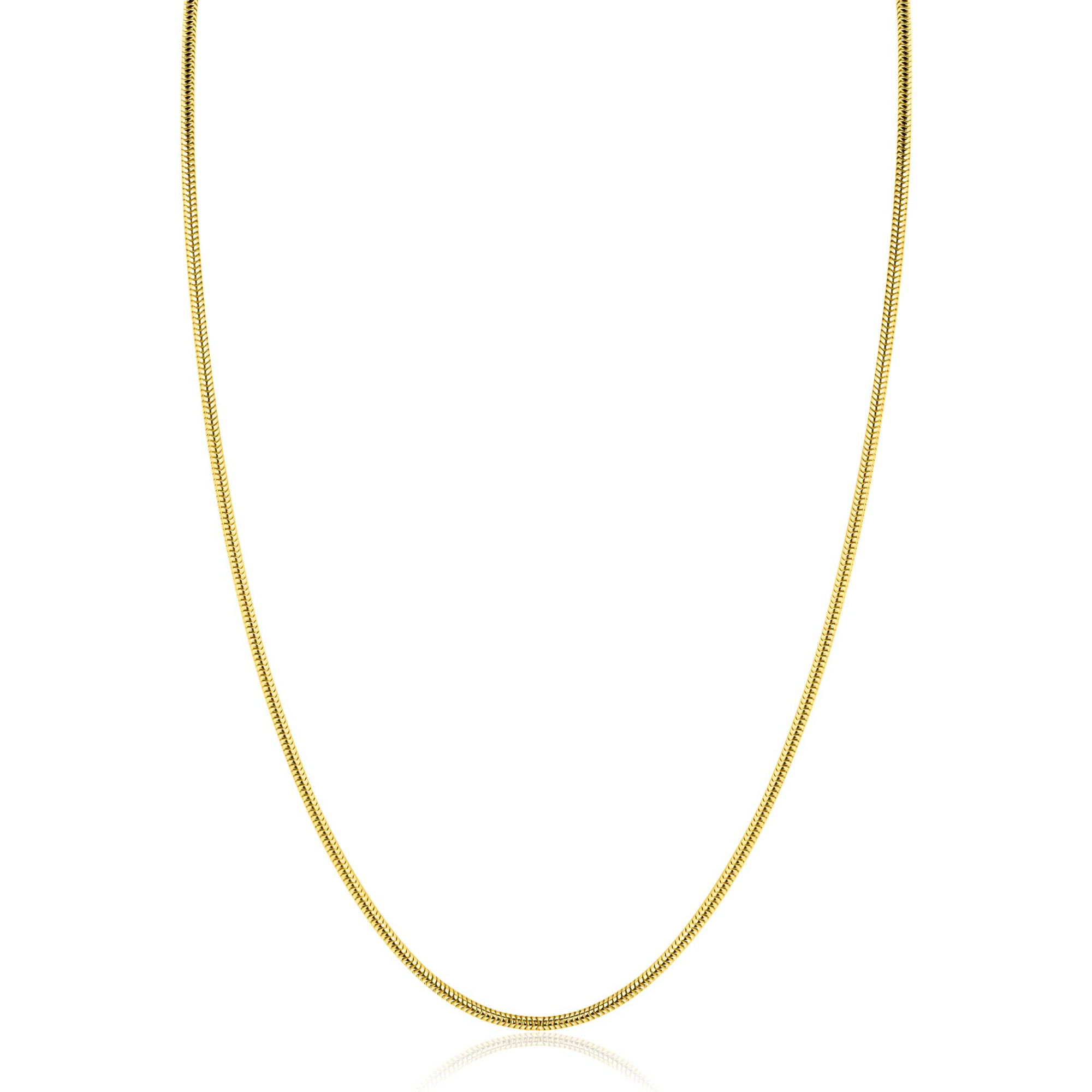 De ZINZI zlv. slangen collier, modelnummer ZIC2848G, is een fantasieketting van 1.7 mm breed. Dit nikkelvrije sieraad is ideaal als statement piece en kan solo gedragen worden of gecombineerd met andere kettingen voor een gelaagde look. Perfect voor zowel casual als formele gelegenheden, waardoor het veelzijdig is voor elke outfit.