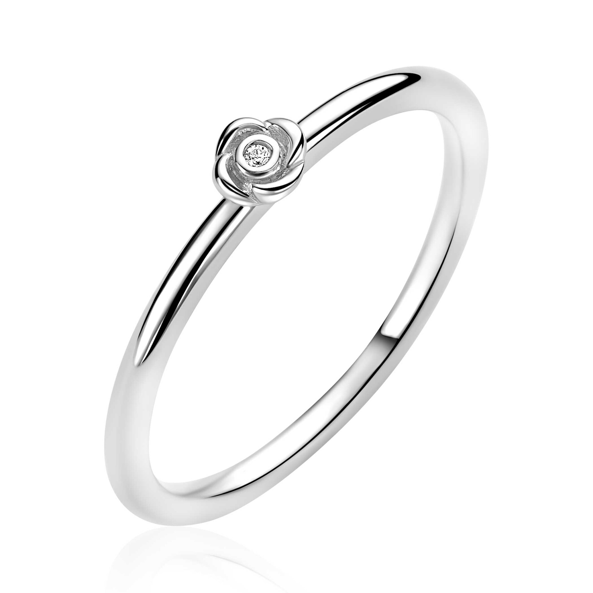 De ZINZI zlv. ring met roosje en zirconia, model ZIR2872-54, is een verfijnd sieraad in zilverkleur. Gemaakt van zilver, straalt het elegantie uit met een subtiele glans. Perfect te dragen als statementstuk of gecombineerd met andere zilveren sieraden. Draag hem dagelijks voor een vleugje luxe bij elke outfit. Maat: 54. Categorie: Juwelen.