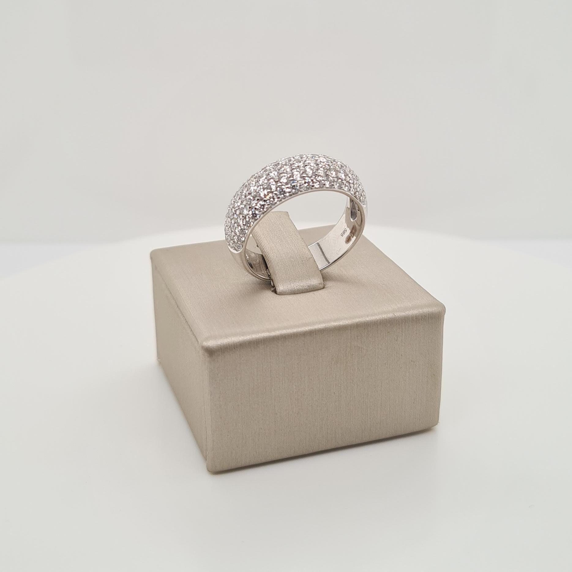 14krt gouden ring met diamant