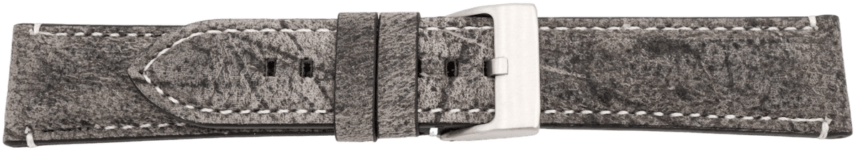 Echt antilopeleer, met stiksels, met kleurverloop, gewatteerd